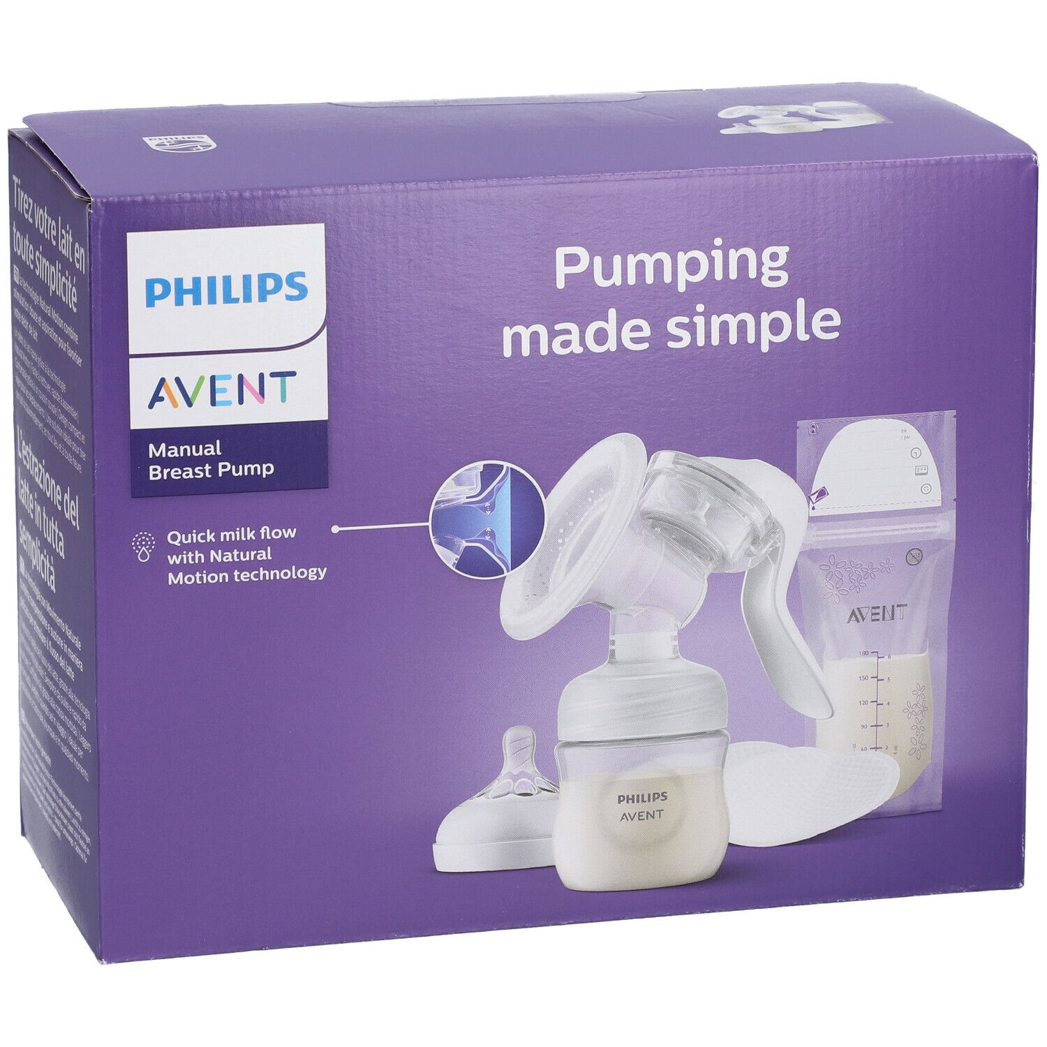 PHILIPS Avent Tire Lait Manuel Natural Motion Set SCF430