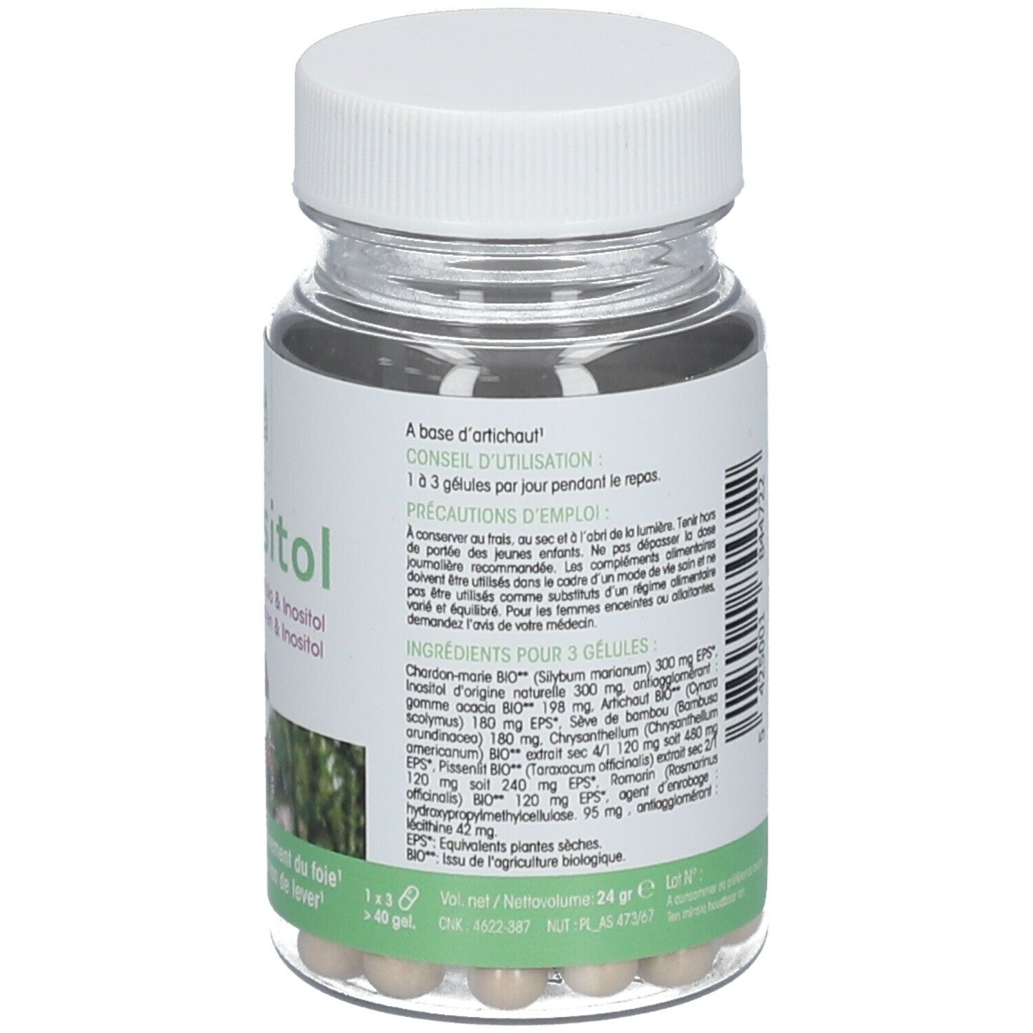 Vera Sana Hépasitol 40 capsules
