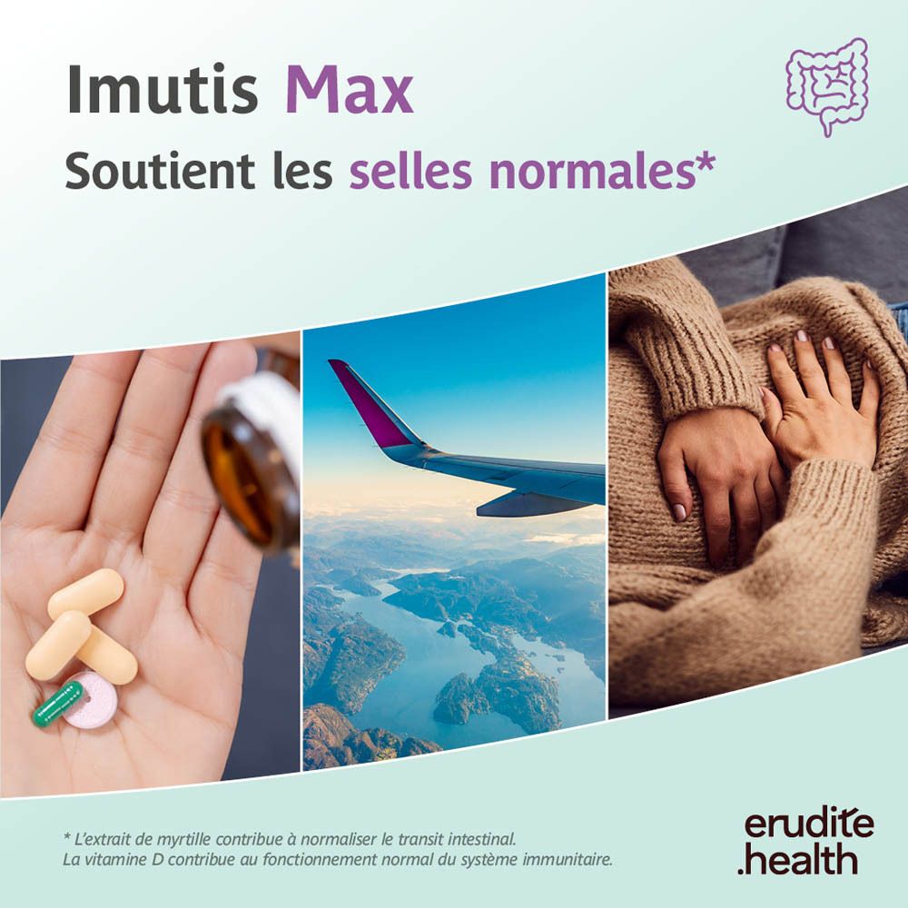 Boîte Imutis Max de 60 gélules, formule améliorée.