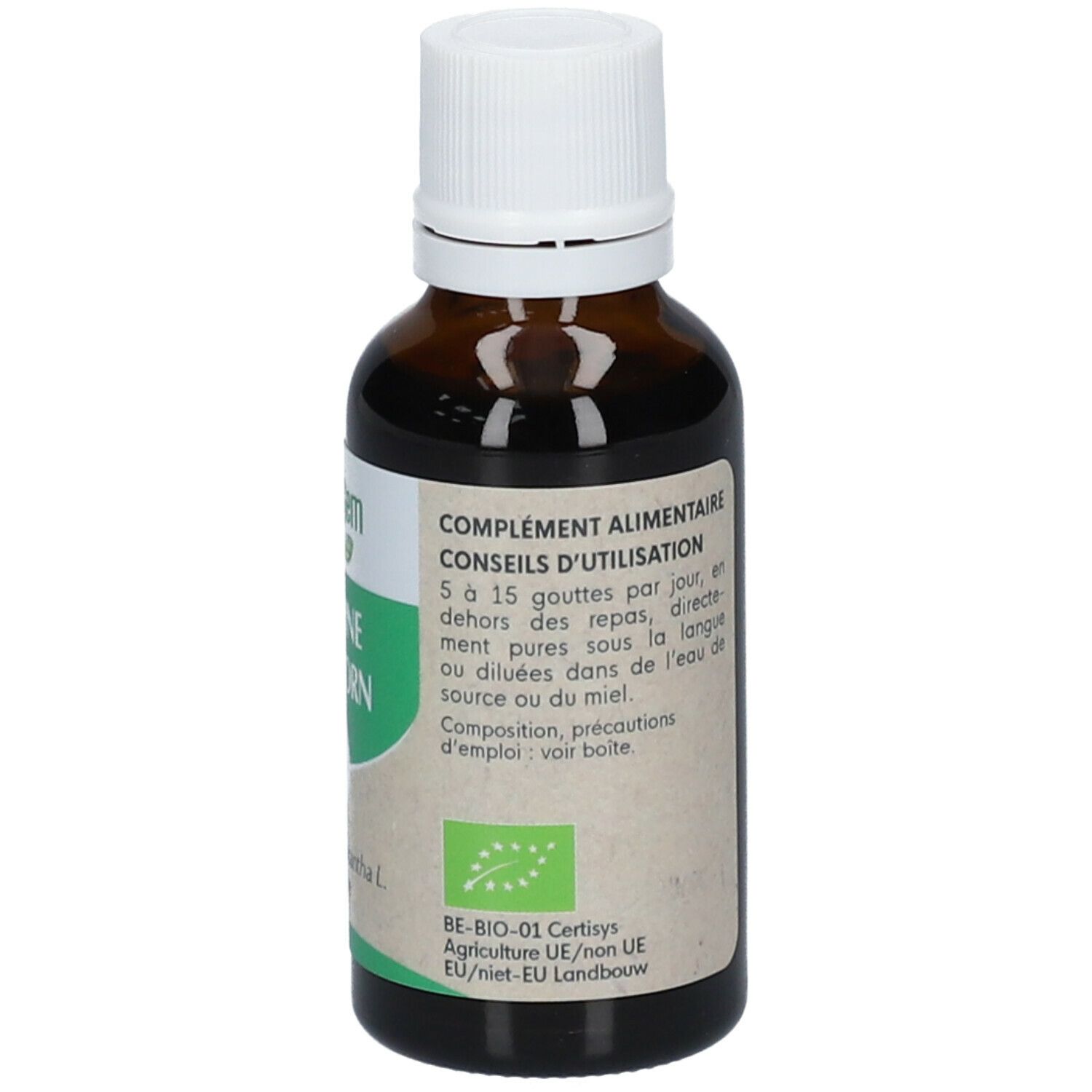 HERBALGEM - Aubépine Bio - Complément Alimentaire  - Extrait De Bourgeon Frais - Pour Circulation Sanguine - 30 ml