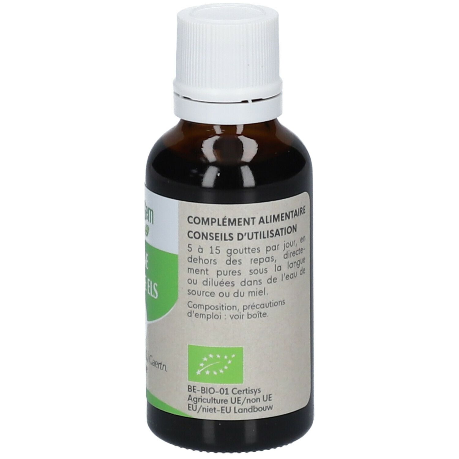 HERBALGEM - Aulne Bio - Complément Alimentaire  - Extrait De Bourgeon Frais - Pour Défenses Naturelles & Circulation -  - 30 ml