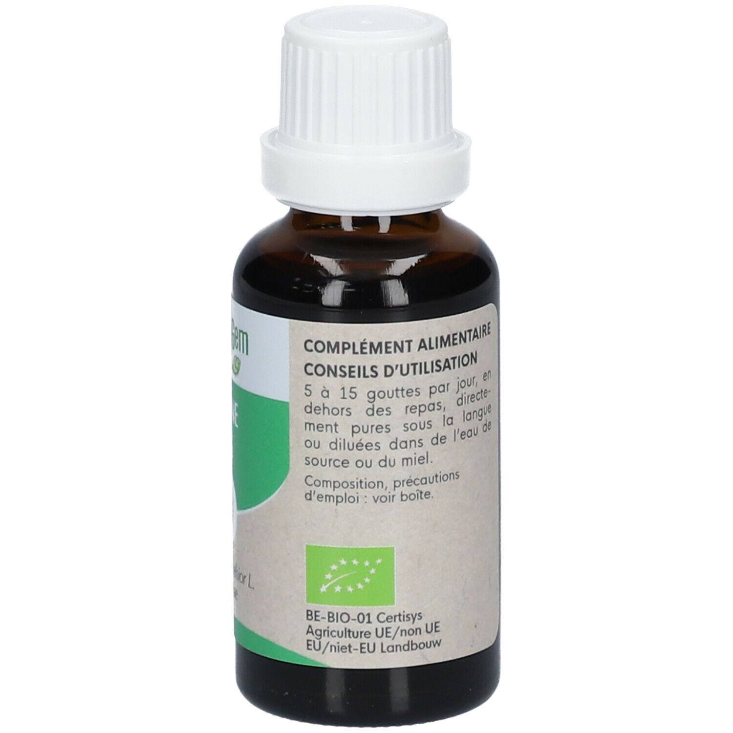 HERBALGEM - Frêne Bio - Complément Alimentaire  - Extrait De Bourgeon Frais - Pour Articulations -  - 30 ml