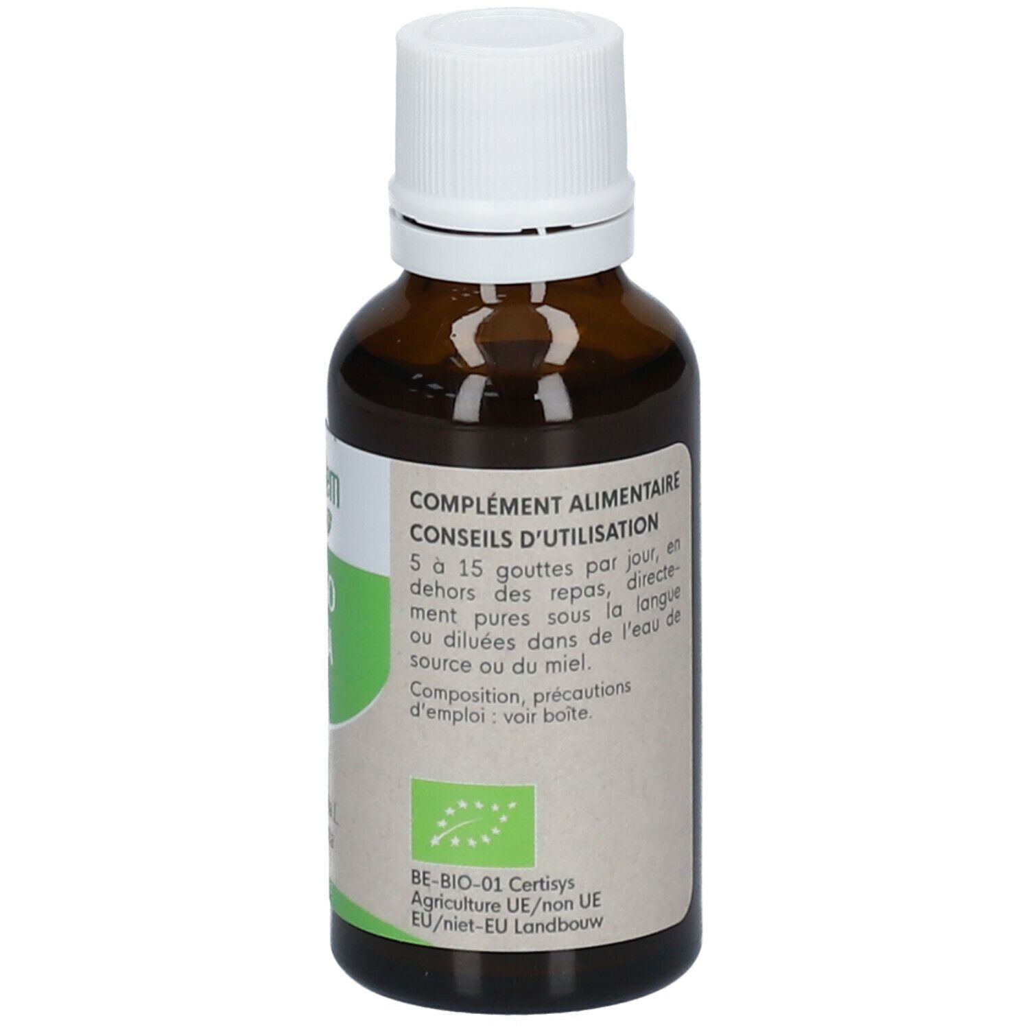 HERBALGEM - Ginkgo Biloba Bio - Complément Alimentaire  - Extrait De Bourgeon Frais - Pour Circulation Sanguine, Mémoire & Concentration - 30 ml