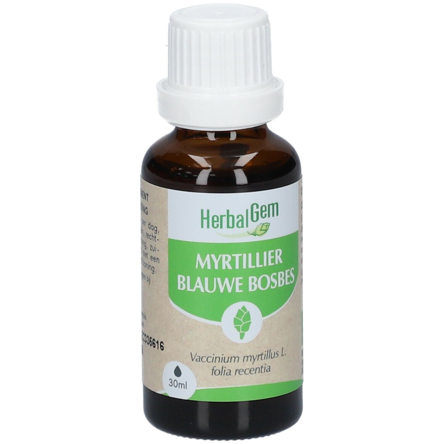 HERBALGEM - Myrtillier Bio - Complément Alimentaire  - Extrait De Bourgeon Frais - Pour Les Yeux -  - 30 ml