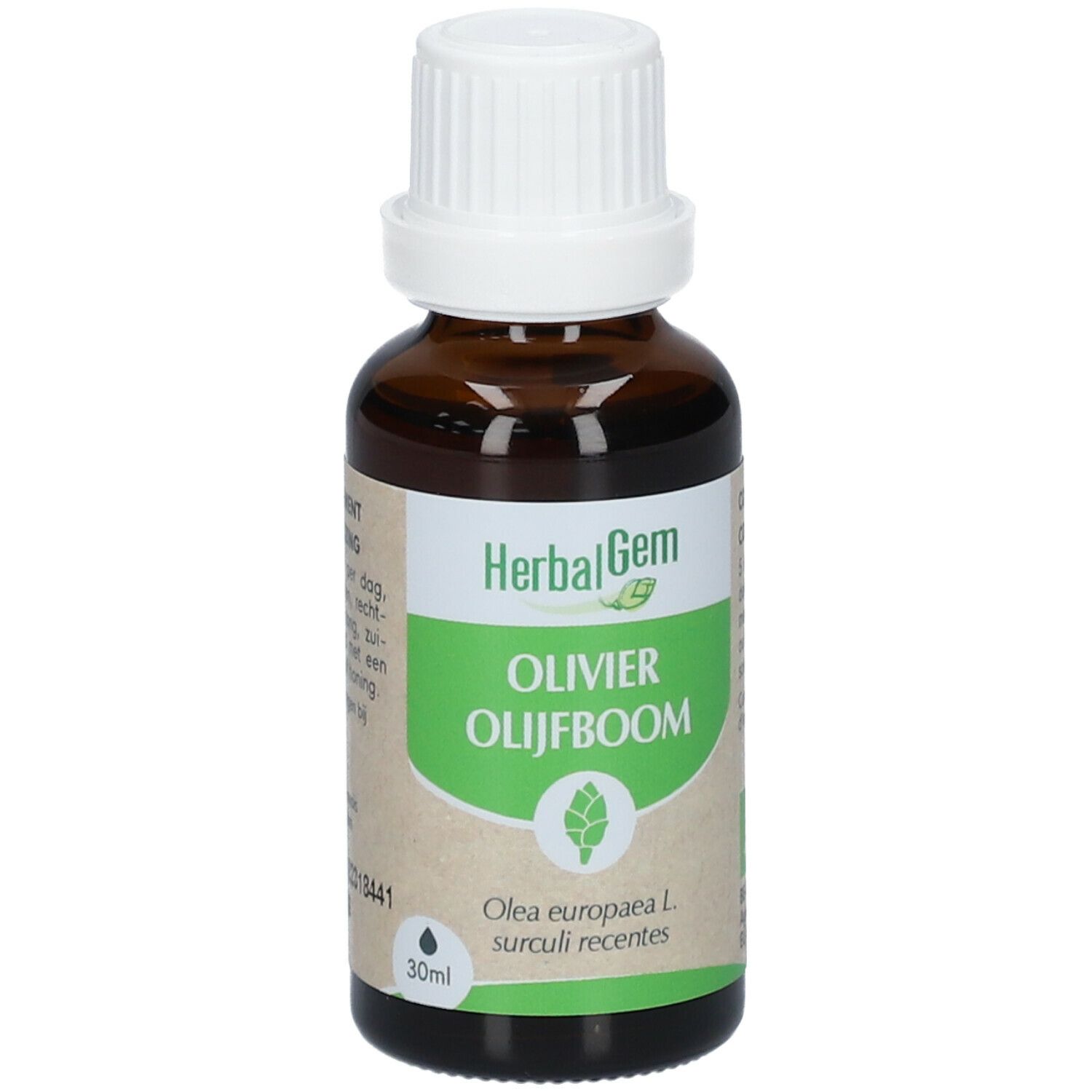 HERBALGEM - Olivier Bio - Complément Alimentaire  - Extrait De Bourgeon Frais - Pour Circulation Sanguine - 30 ml