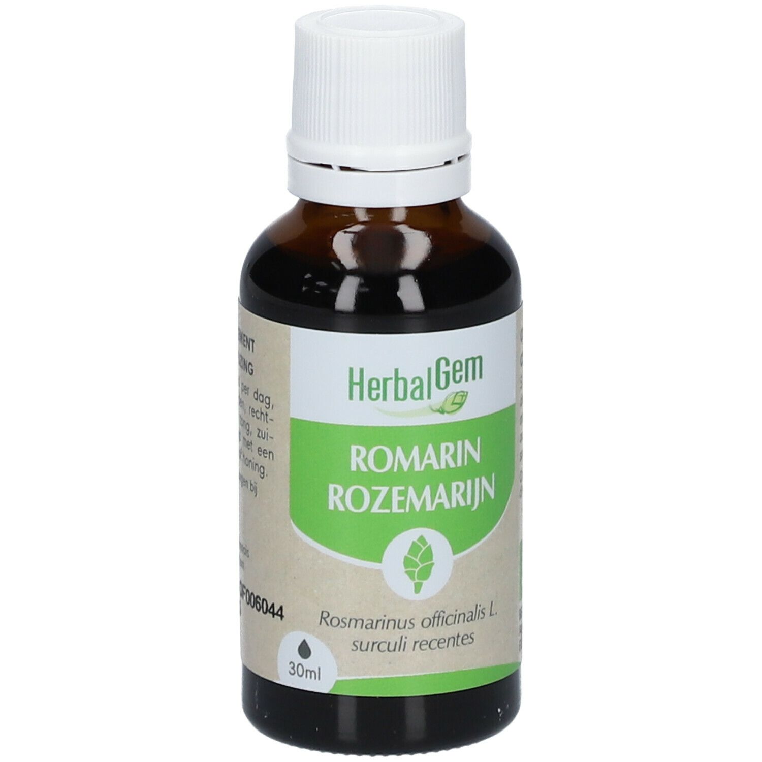 HERBALGEM - Romarin Bio - Complément Alimentaire  - Extrait De Bourgeon Frais - Pour Digestion, Drainage, Détox - 30 ml