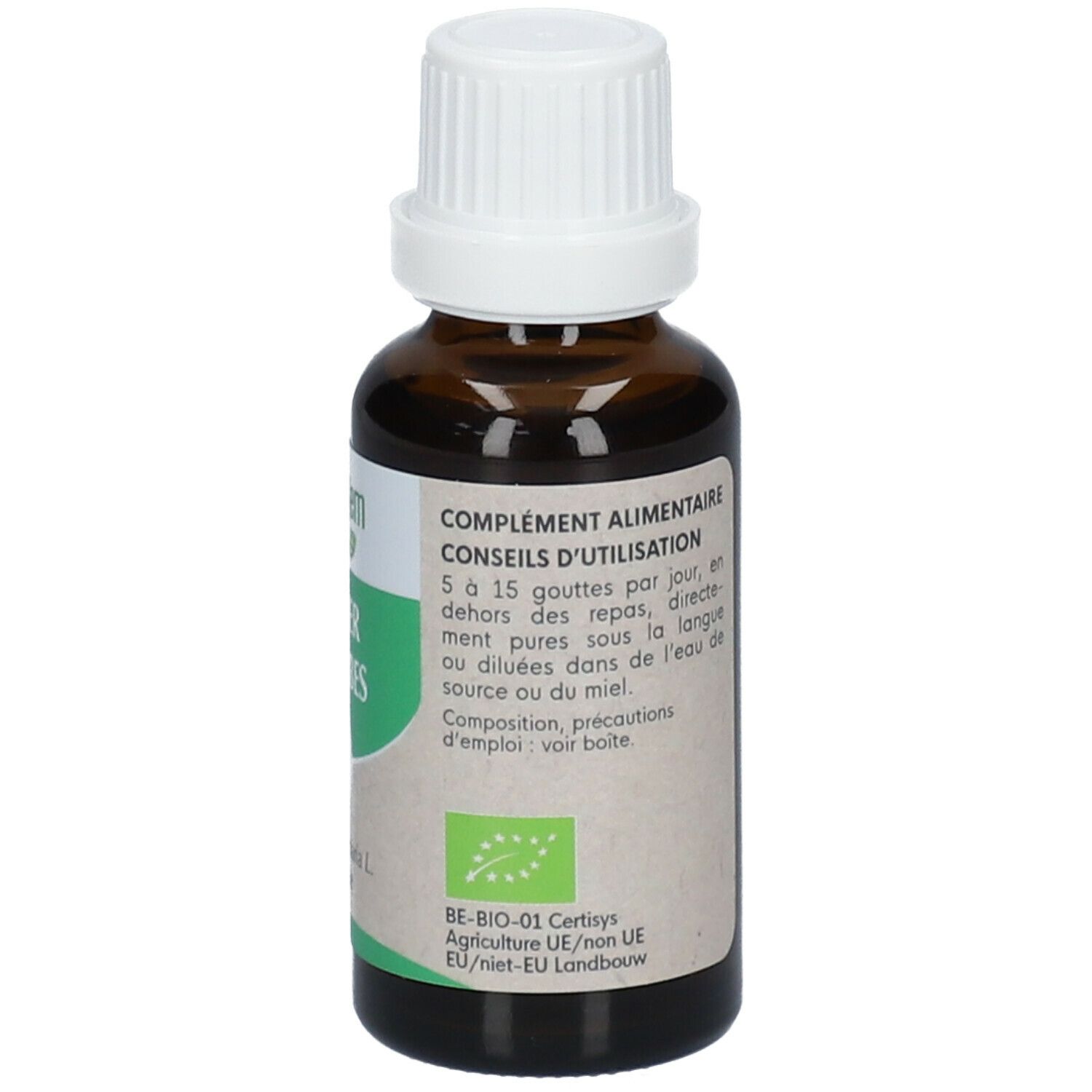 HERBALGEM - Sorbier Bio - Complément Alimentaire  - Extrait De Bourgeon Frais - Pour tonicité du corp, defenses immunitaires, stress -  - 30 ml