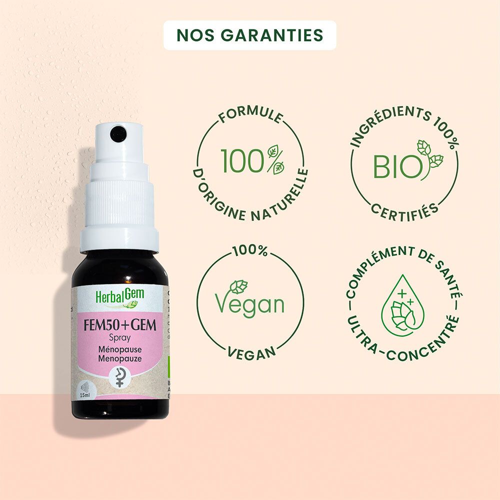 HerbalGem FEM50+GEM - Spray
