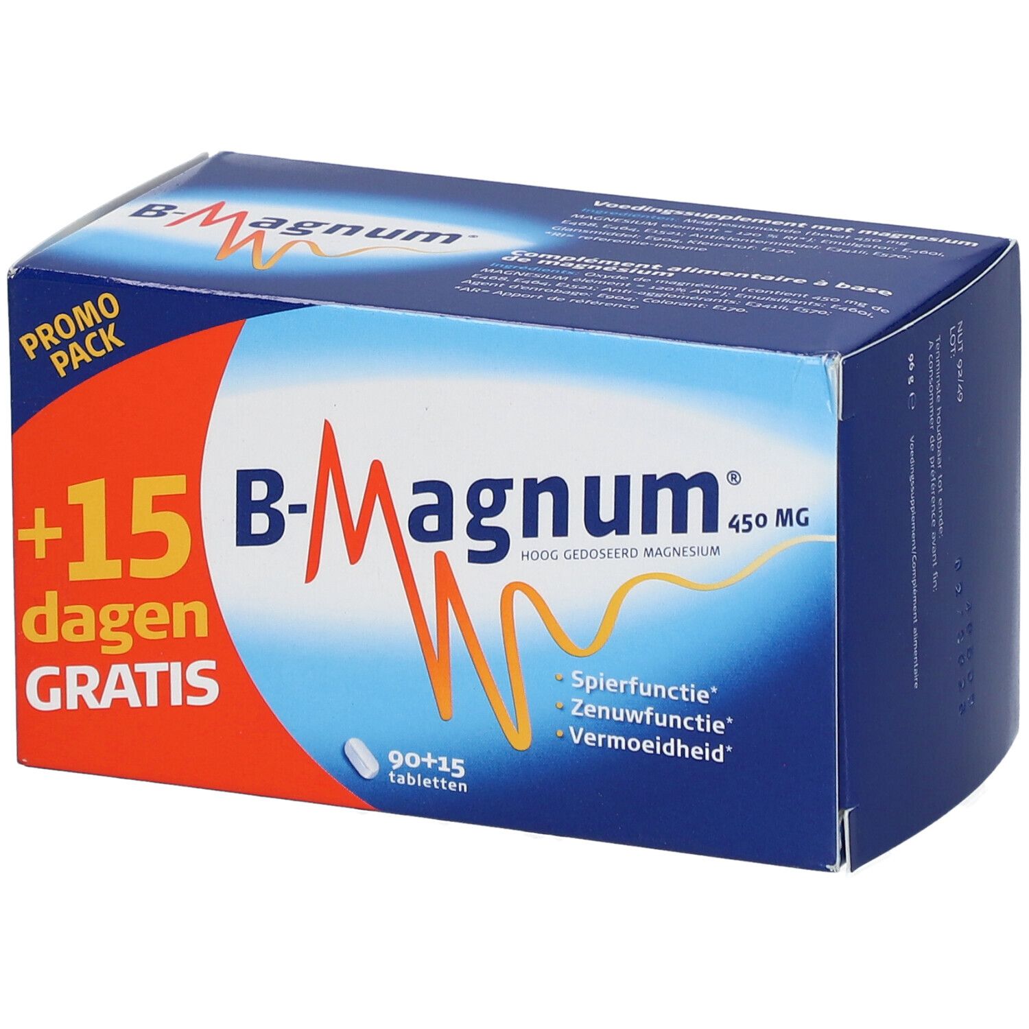 B-Magnum 450 mg + 15 Comprimés GRATUITS PROMO