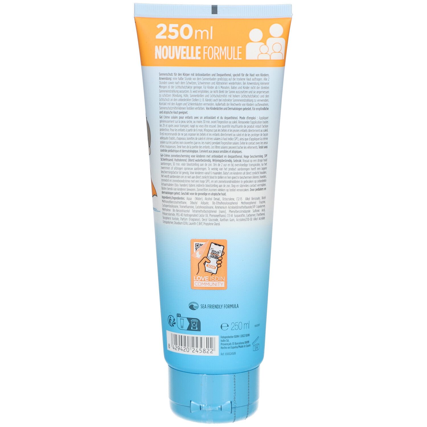 ISDIN Fotoprotector Gel Cream Pediatrics SPF 50