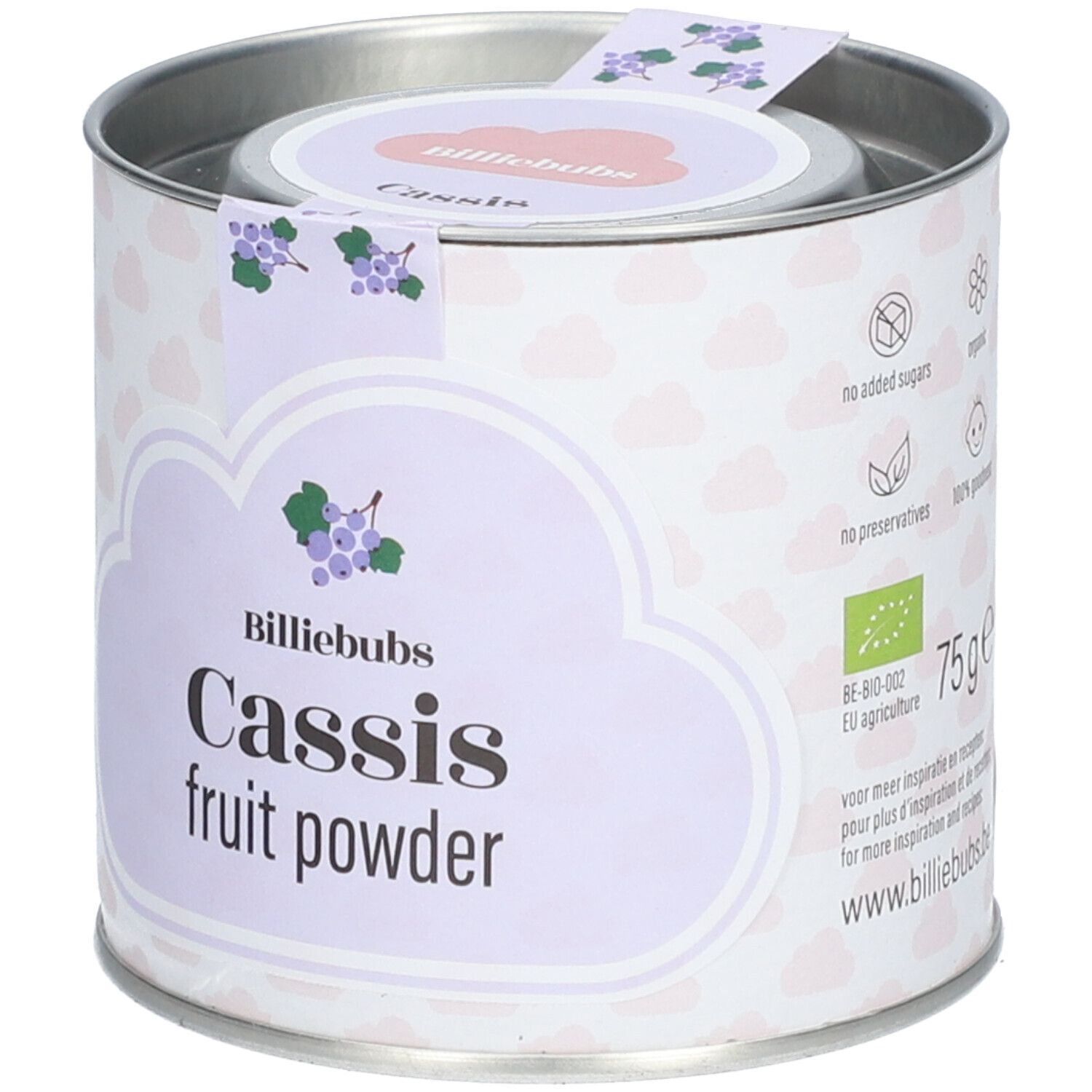 Billiebubs Poudre de Fruits Cassis