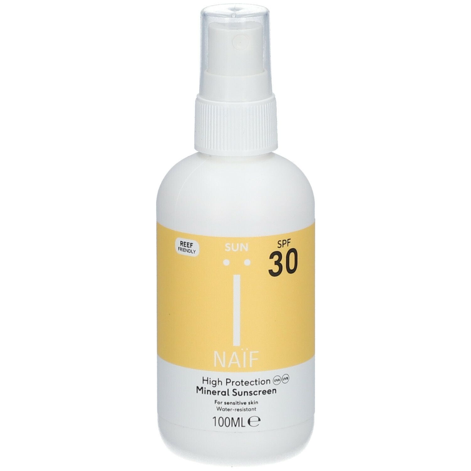 NAÏF Sun Mineral Sunscreen Spray solaire SPF30