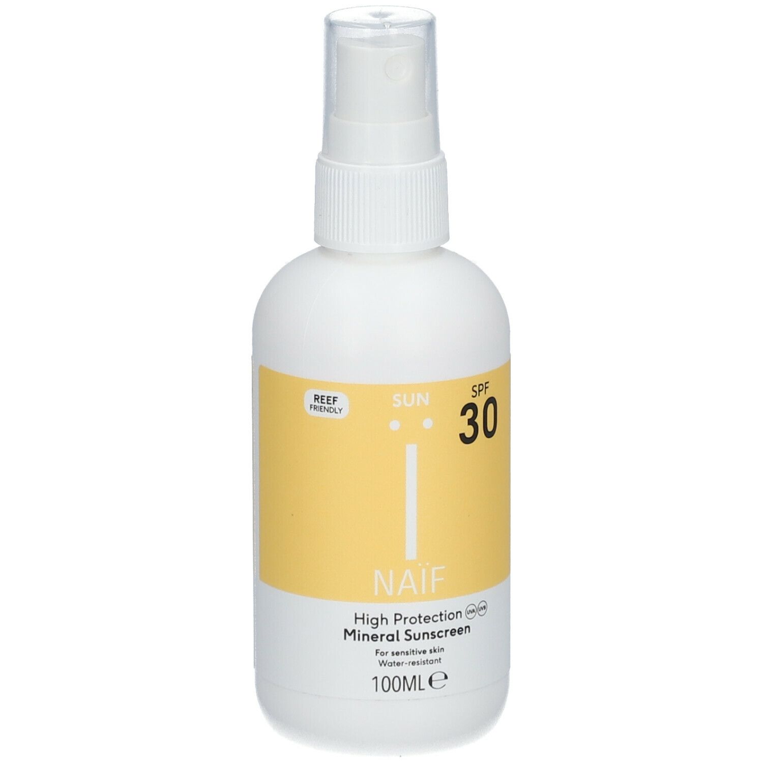 NAÏF Sun Mineral Sunscreen Spray solaire SPF30