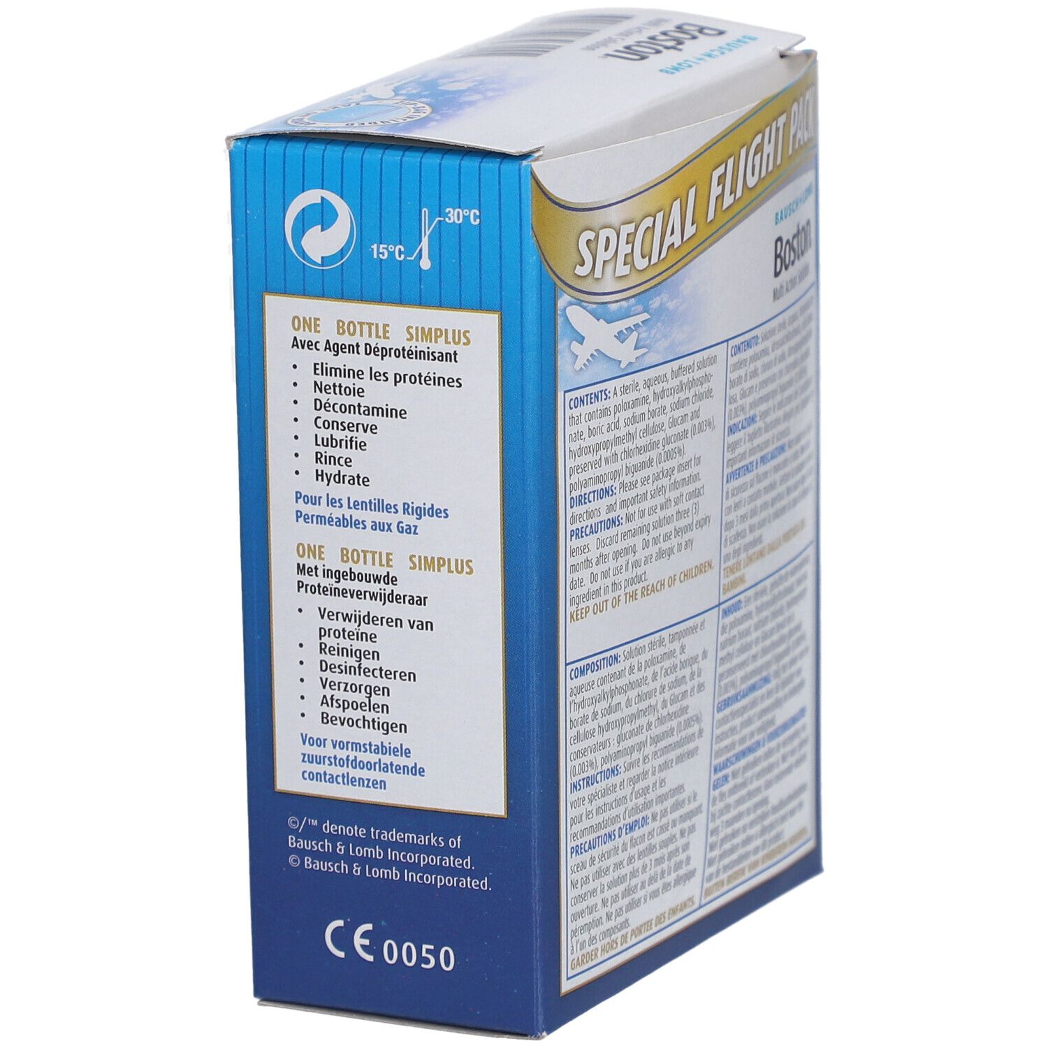 Bausch & Lomb One Bottle Simplus® Special Flight Pack