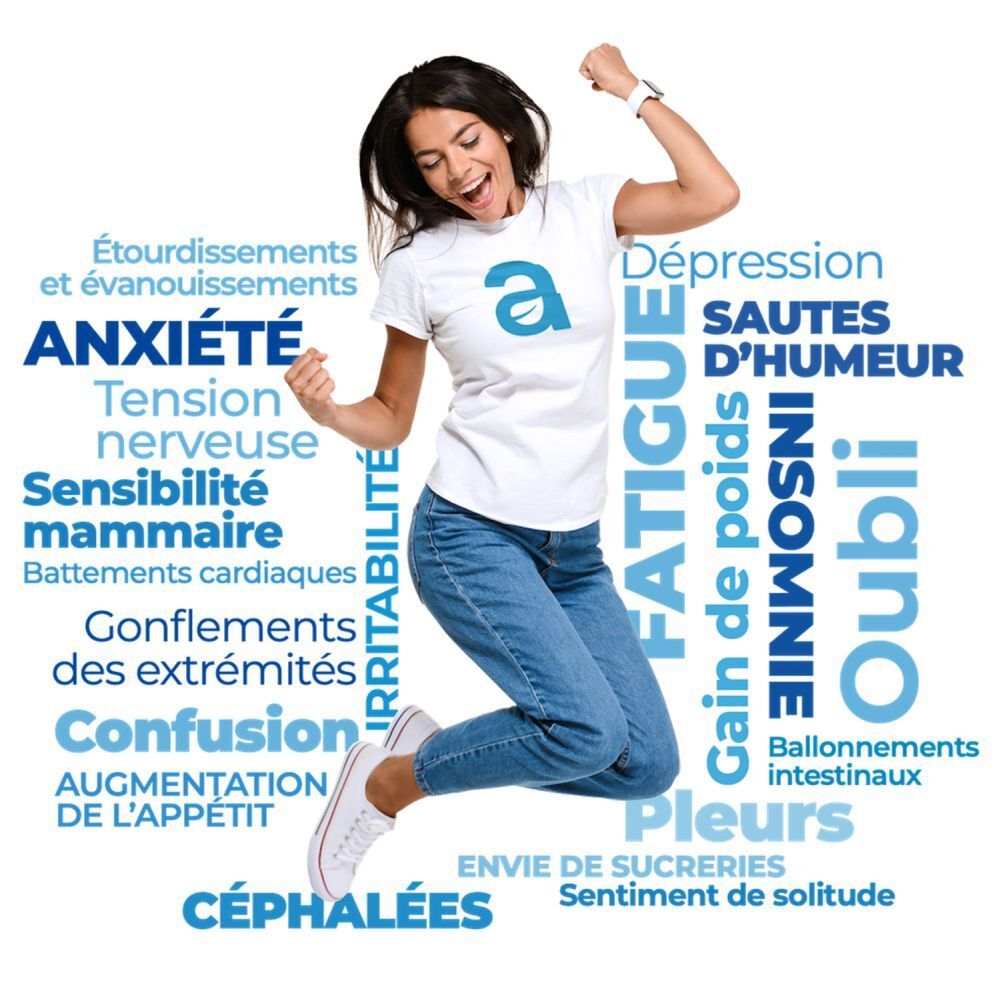 Pot de pilules avec étiquette bleue montrant un cerveau et 'Relax Neuro'.