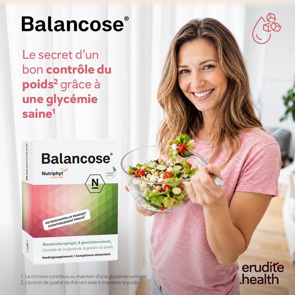 Balancose : approche 4-en-1 pour le métabolisme, avec ingrédients et études.
