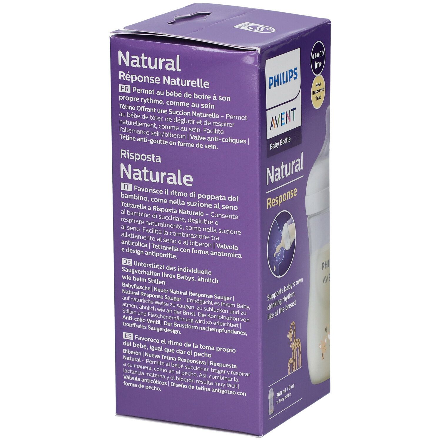 PHILIPS Avent Natural Response Biberon à réponse naturelle 260 ml SCY903/66  1 pc(s) - Redcare Pharmacie