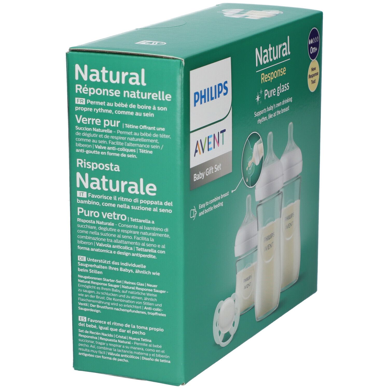 PHILIPS AVENT Natural Response Glazen Coffret cadeau