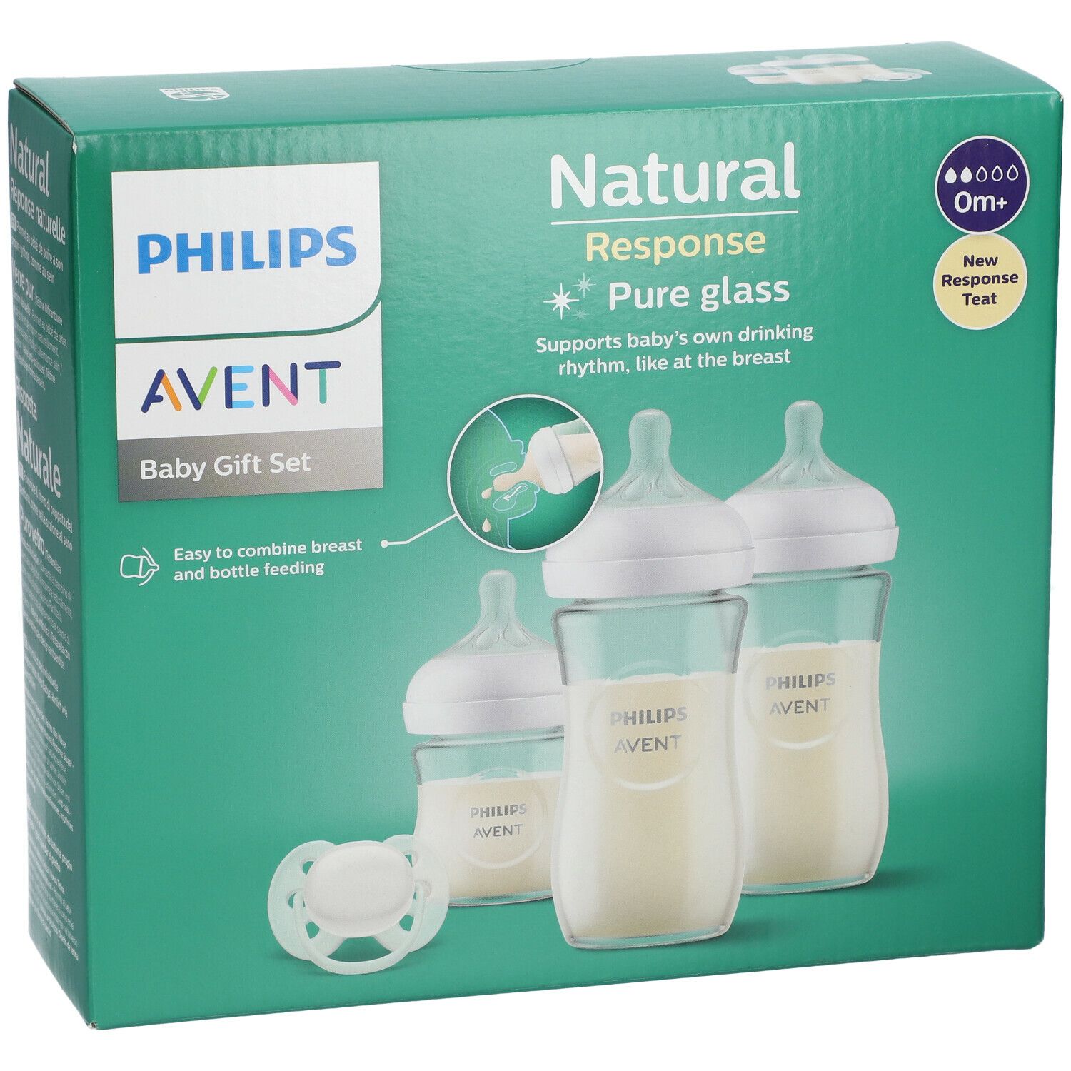 PHILIPS AVENT Natural Response Glazen Coffret cadeau