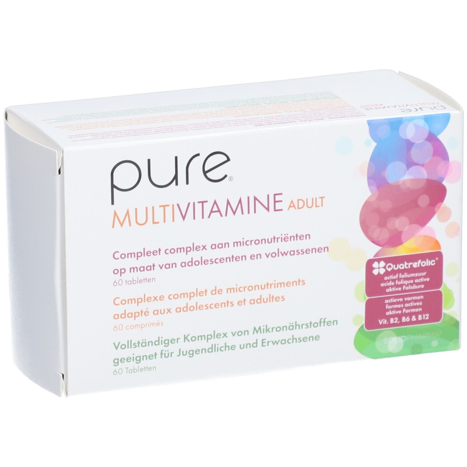Pure Multivitamine Solid Pharma 60 Comprimés