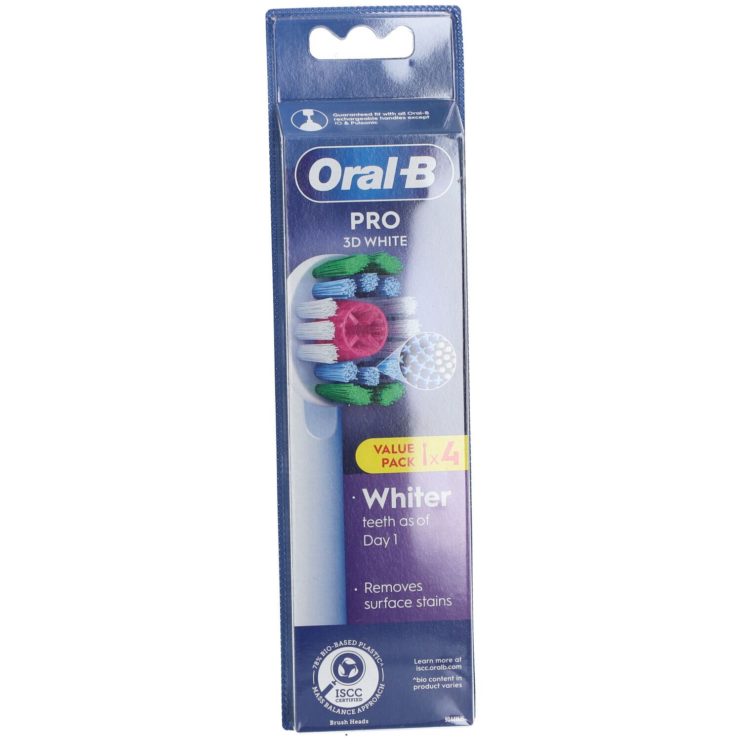 ORAL-B Pro 3D White Têtes de brosse de rechange x4