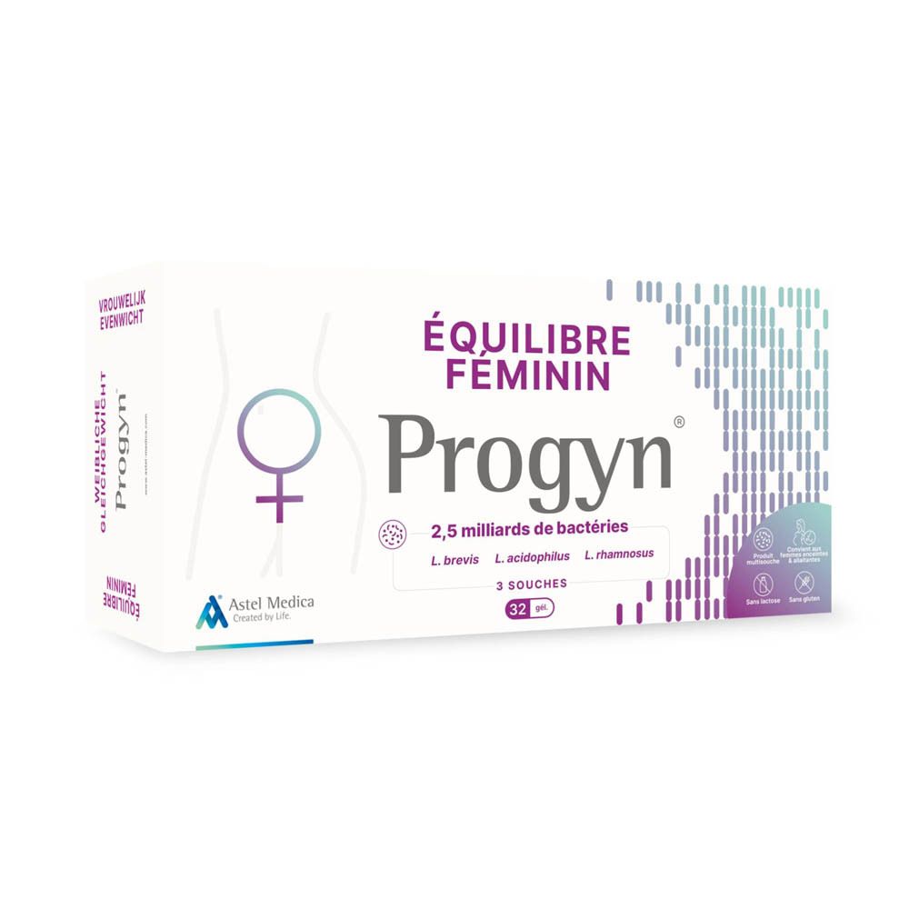 Boîte de 32 gélules Progyn.