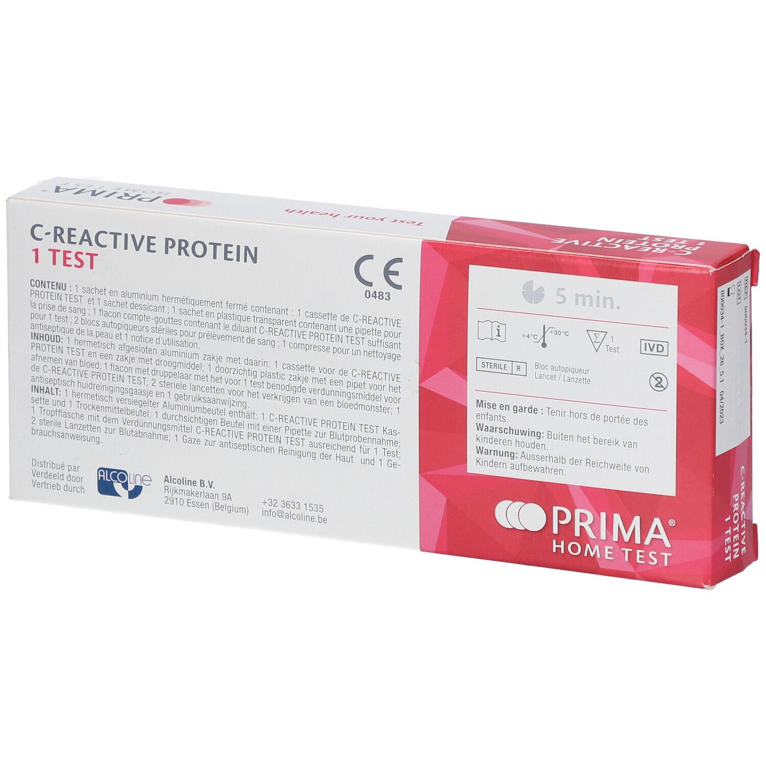 PRIMA Home Test C-reactive Protein 1st