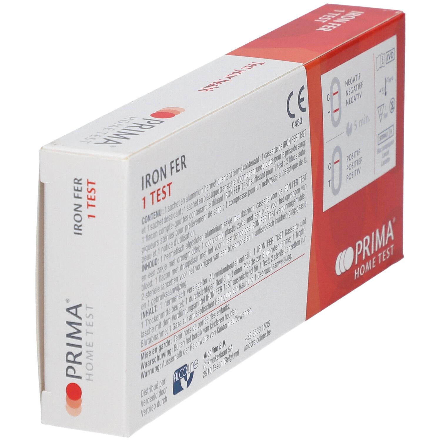 PRIMA Home Test Iron Fer 1st