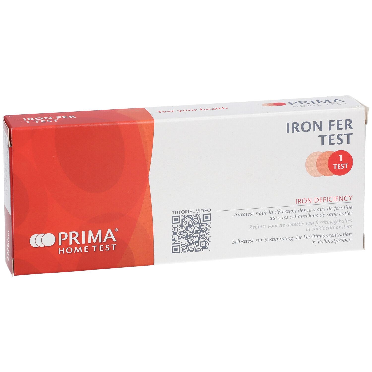 PRIMA Home Test Iron Fer 1st
