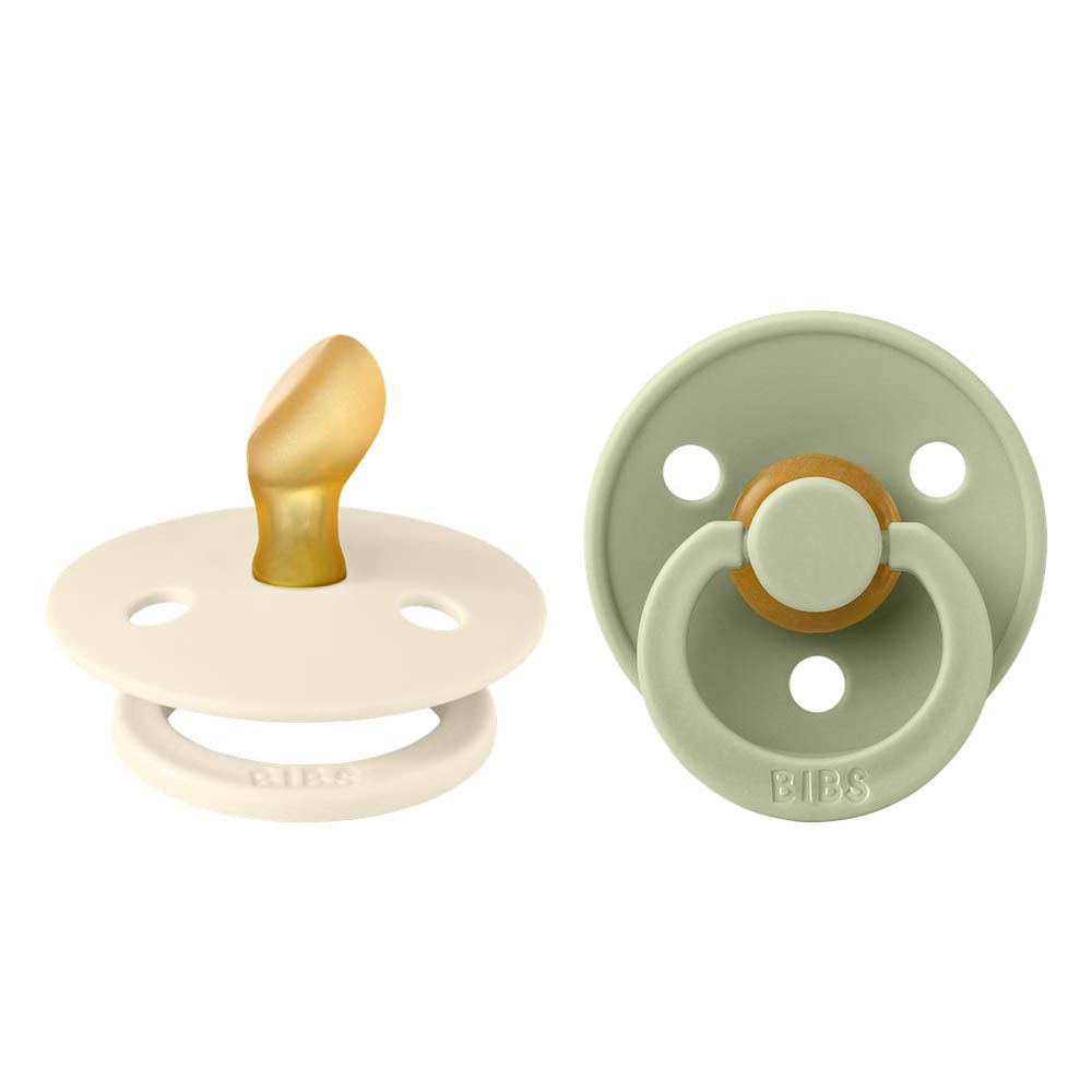BIBS Tétine anatomique Ivory/Sage 0-6 mois