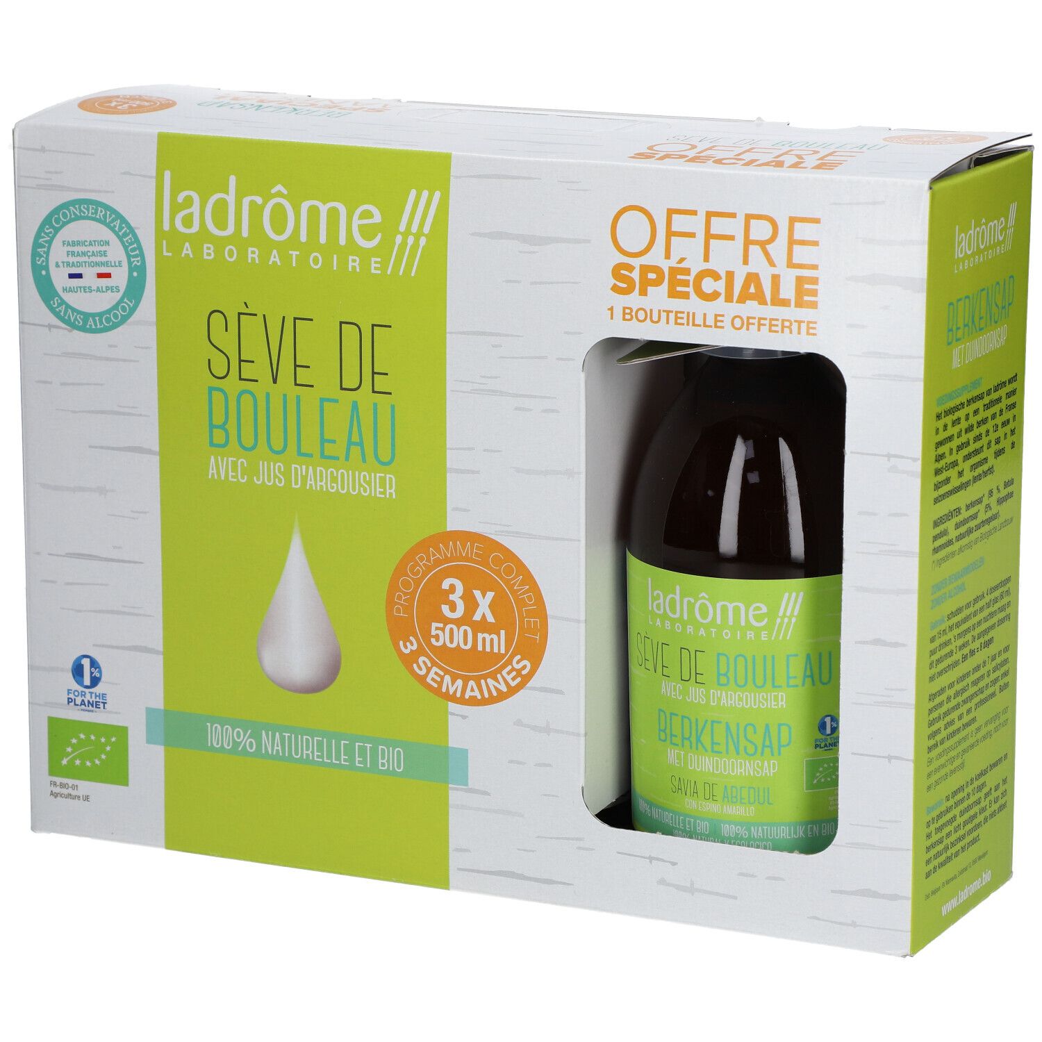 Ladrôme Sève de Bouleau