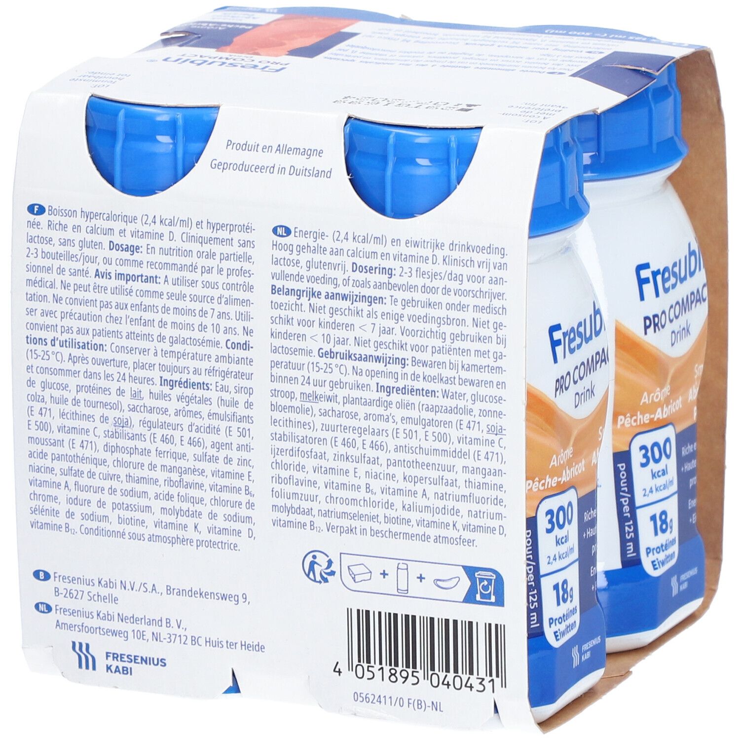 Fresubin Compact Pro Abricot Pêche