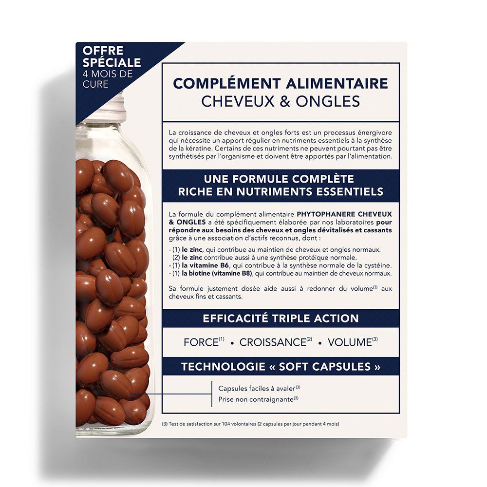 Dos de l'emballage avec informations sur le produit et ingrédients.