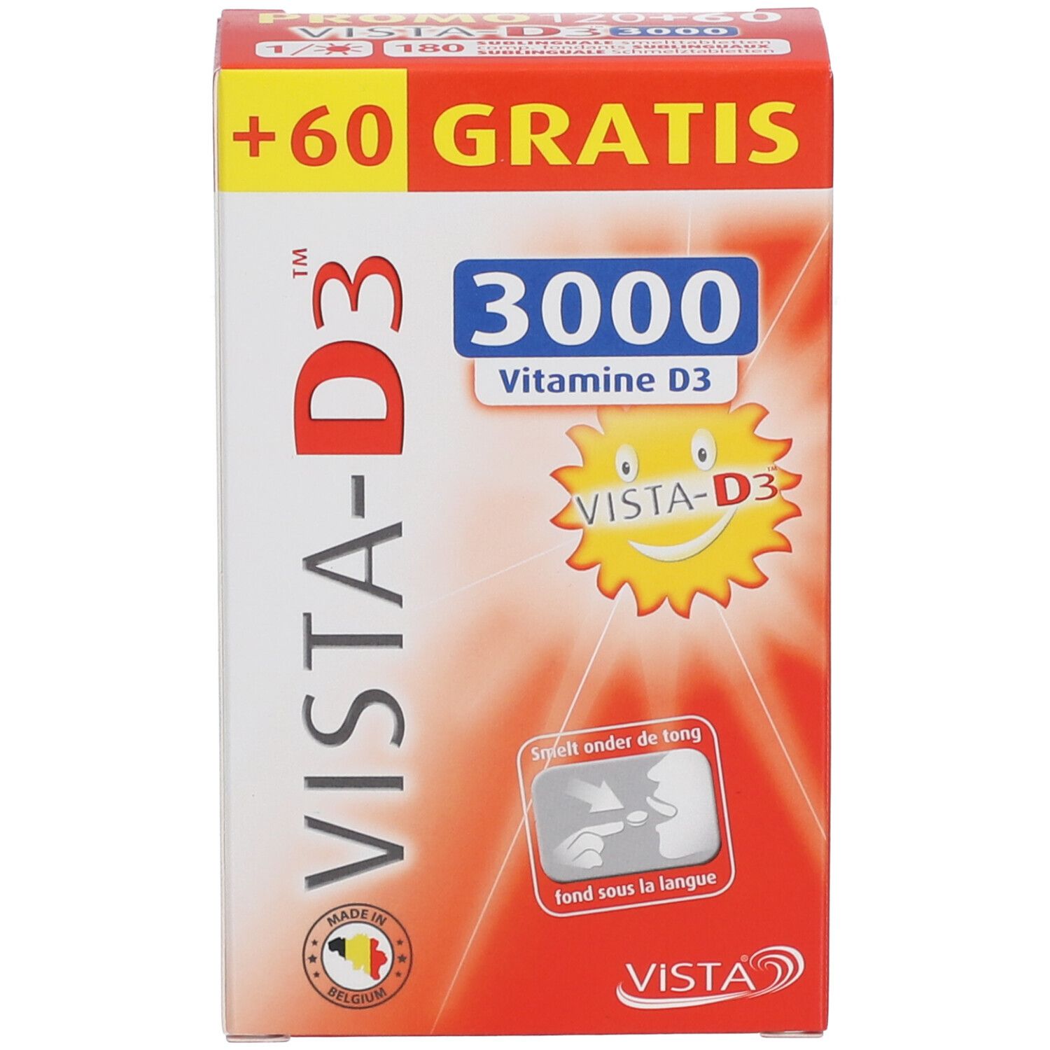 VISTA-D3 3000 Vitamines D