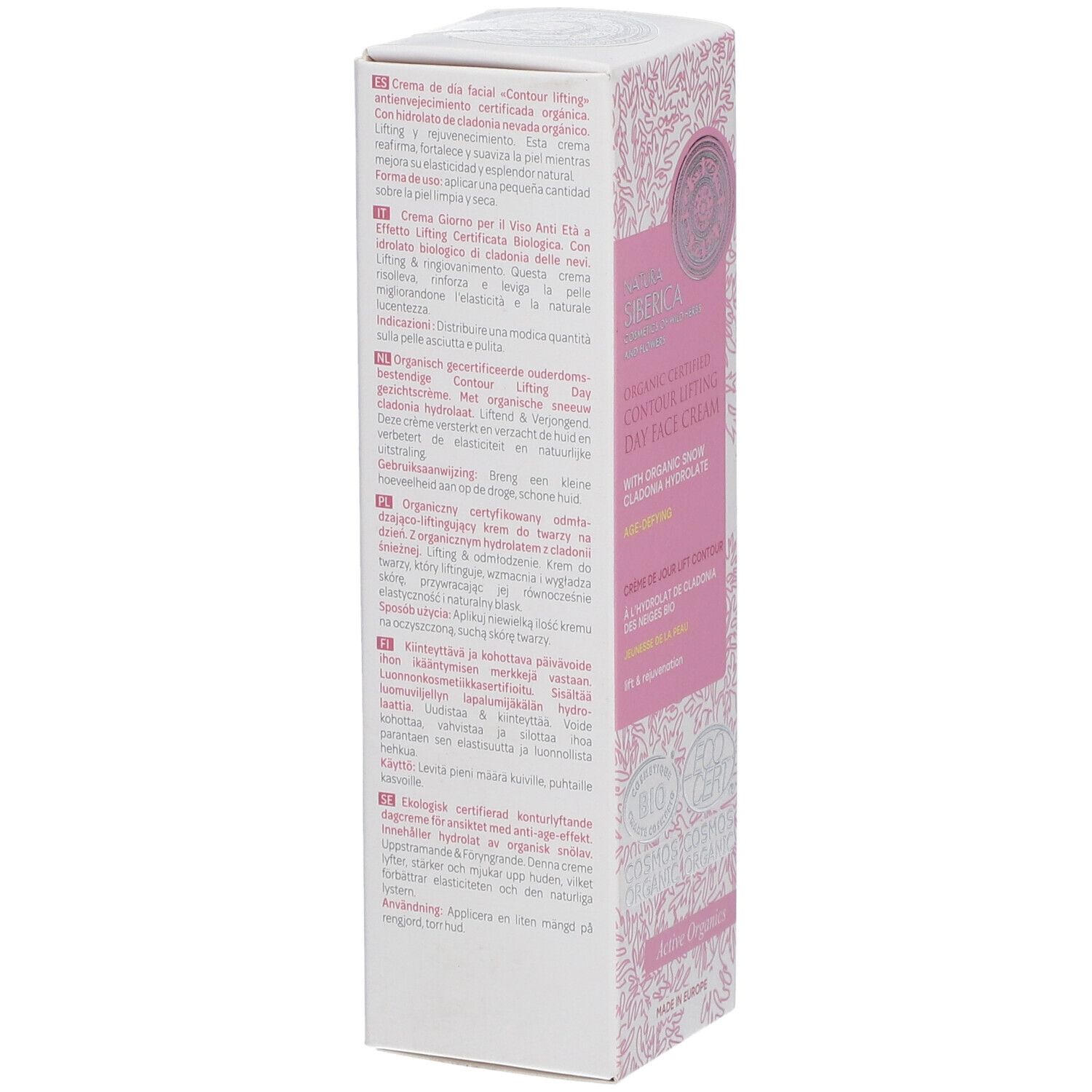 Organic Certified Contour Lifting Age-Defying Day Face Cream 50 ml crème