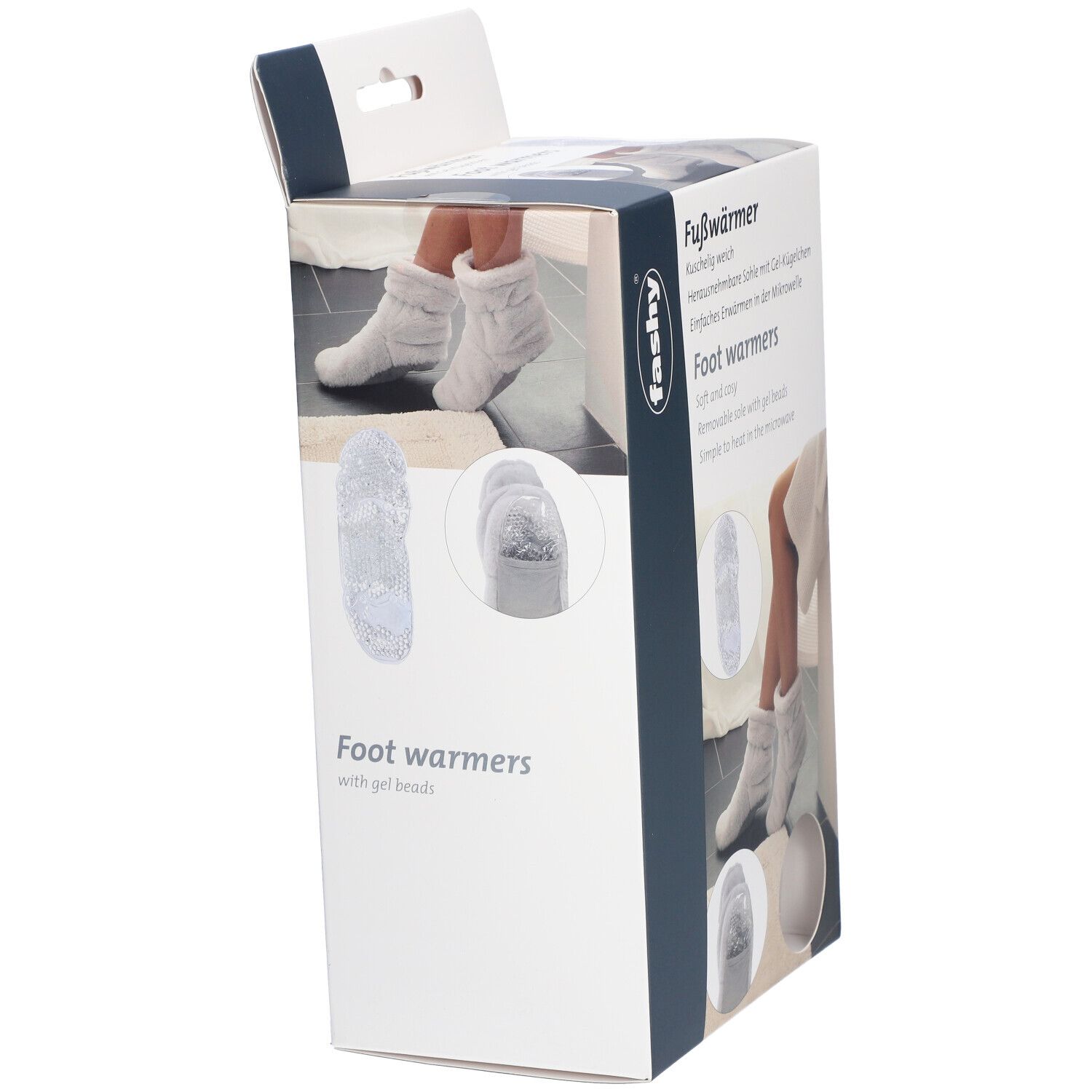 Fashy Pantoufles Chauffantes avec Semelle en Gel Retirable