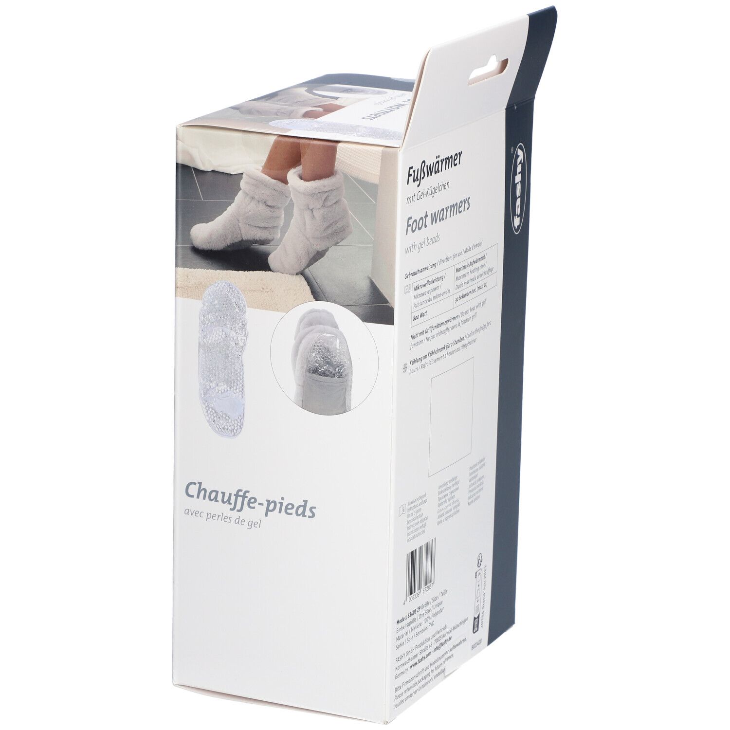 Fashy Pantoufles Chauffantes avec Semelle en Gel Retirable
