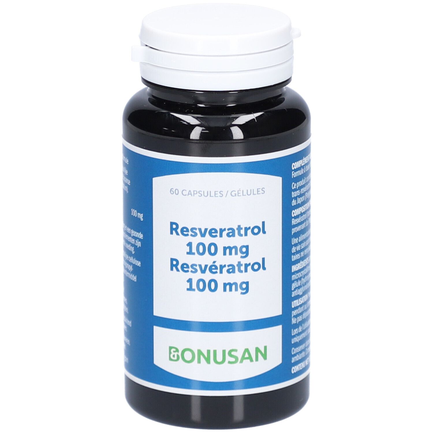 Bonusan Resvératrol 100 mg 60 pc(s) - Redcare Pharmacie