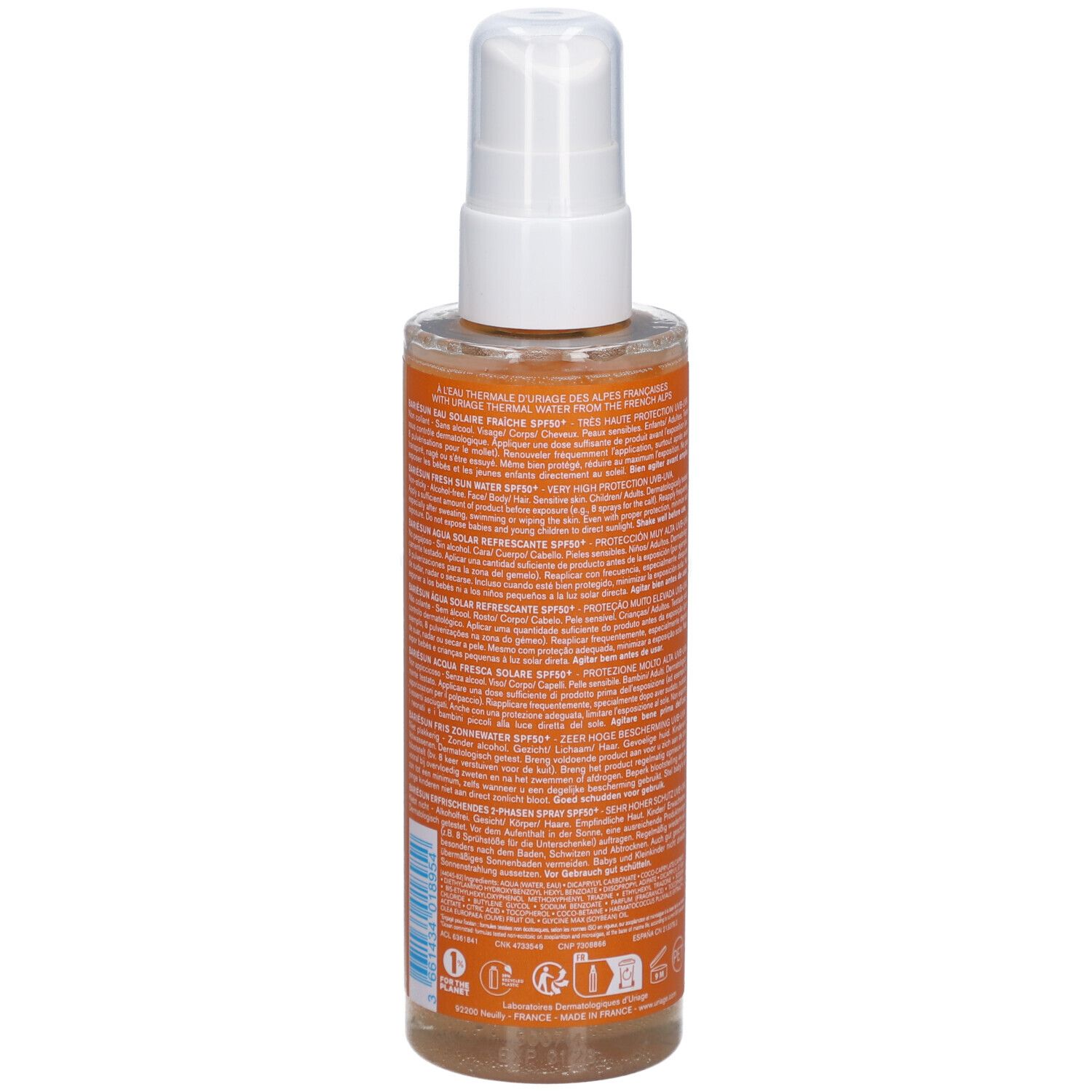Uriage Bariésun Eau Solaire Fraîche SPF50+