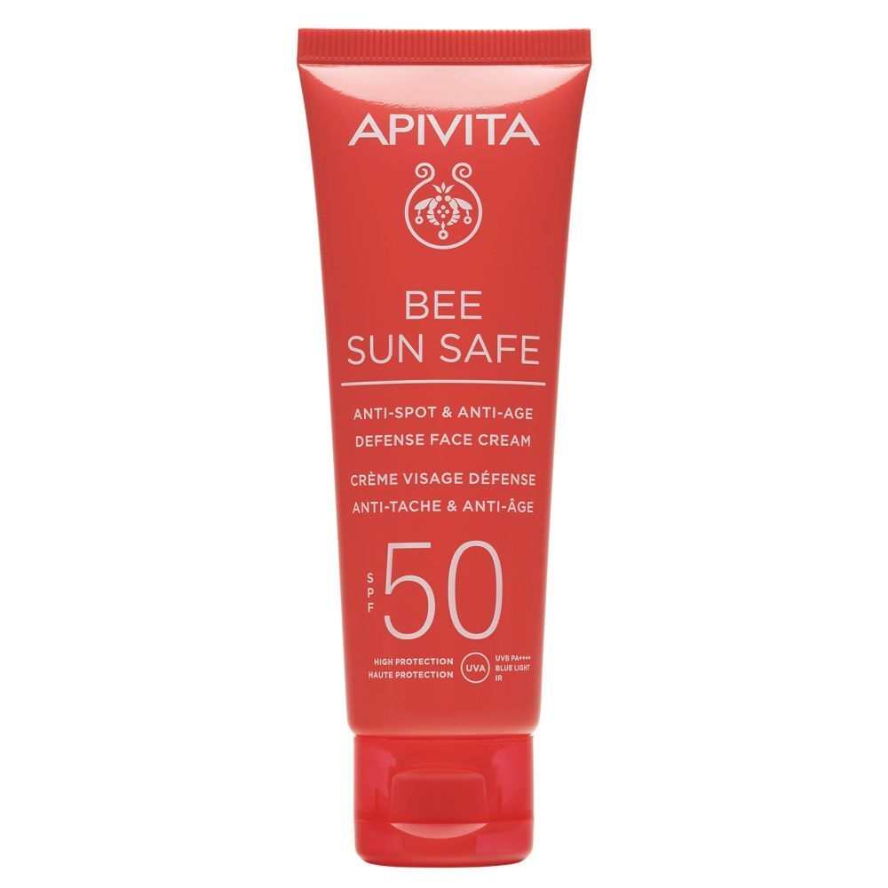 Apivita Bee Sun Safe Gel-Crème Visage Teinté Hydra Fraîcheur SPF50
