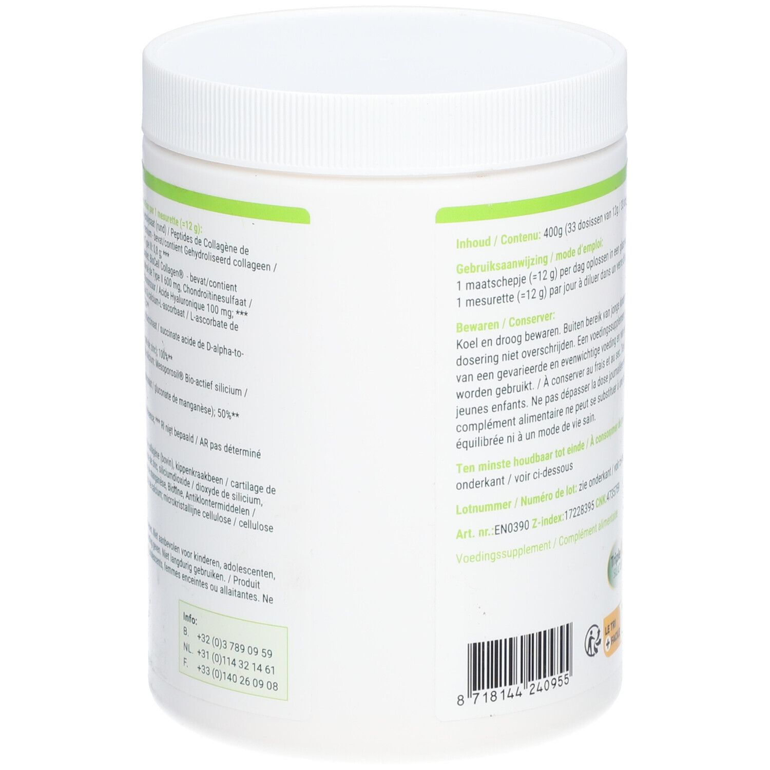 Collagen TriComplete 400 g poudre