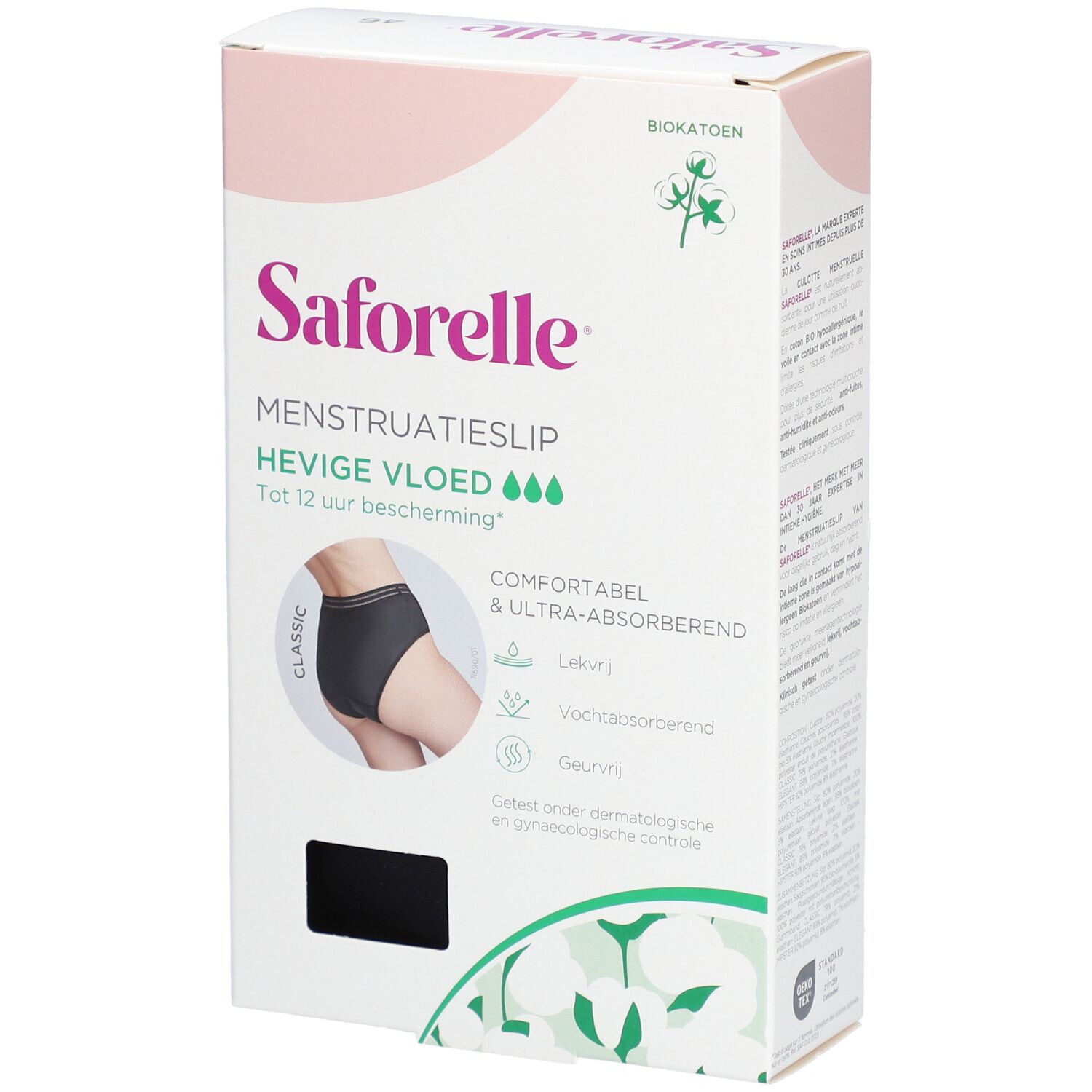 Saforelle Culotte Menstruelle Flux Abondant Taille 46