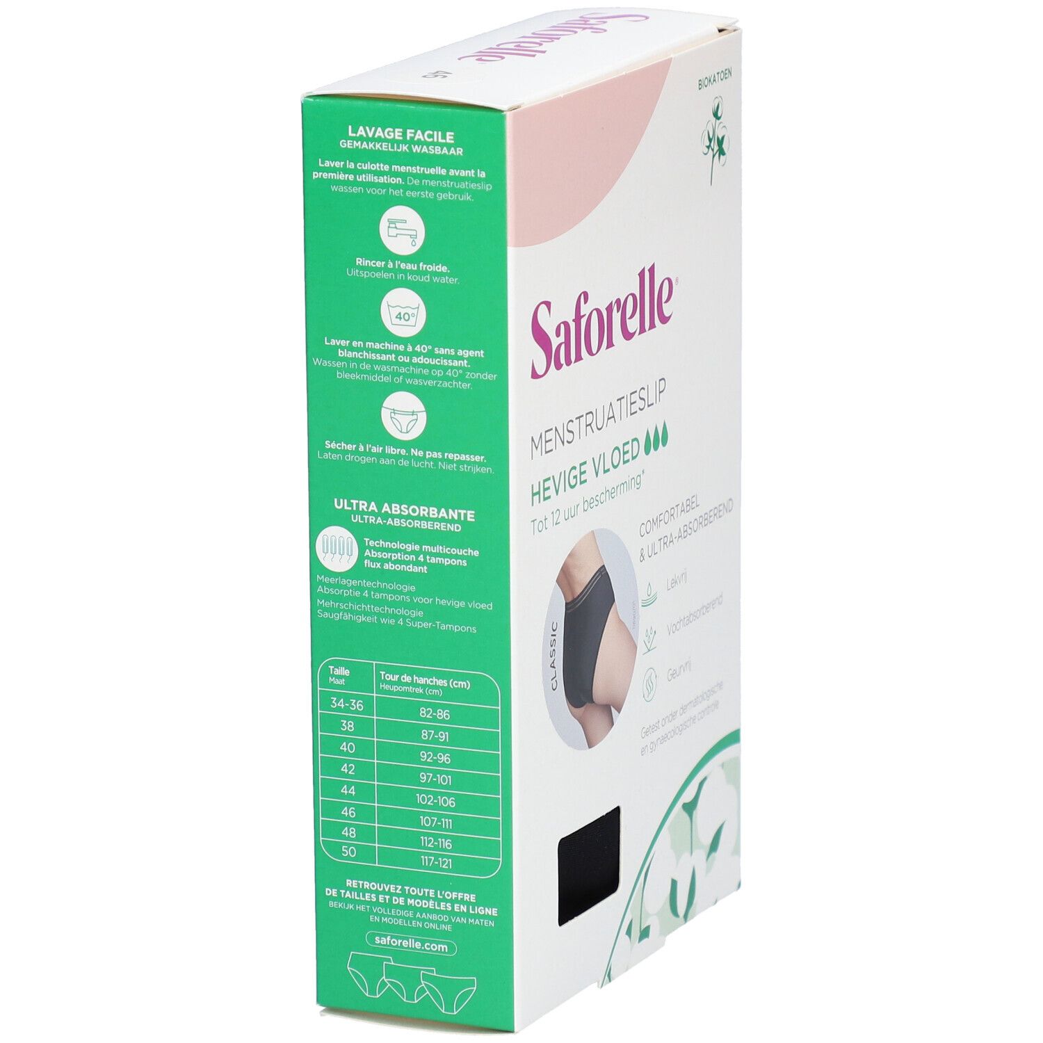 Saforelle Culotte Menstruelle Flux Abondant Taille 46
