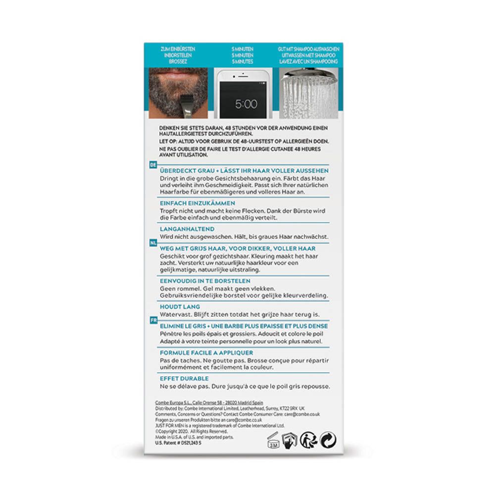 Arrière de l'emballage avec instructions, images et informations produit.