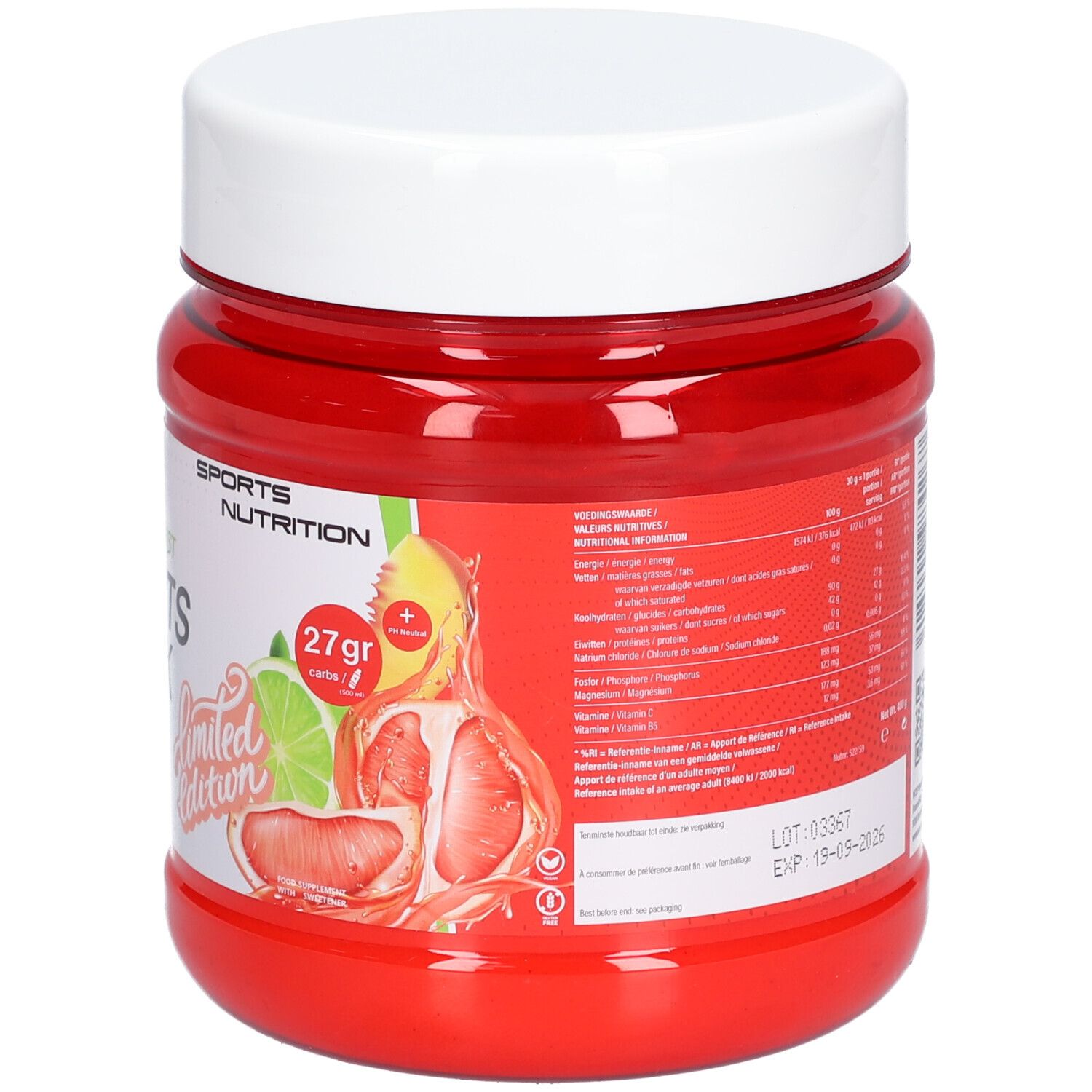 WCUP SPORTS DRINK FUNKY TWIST 480 G