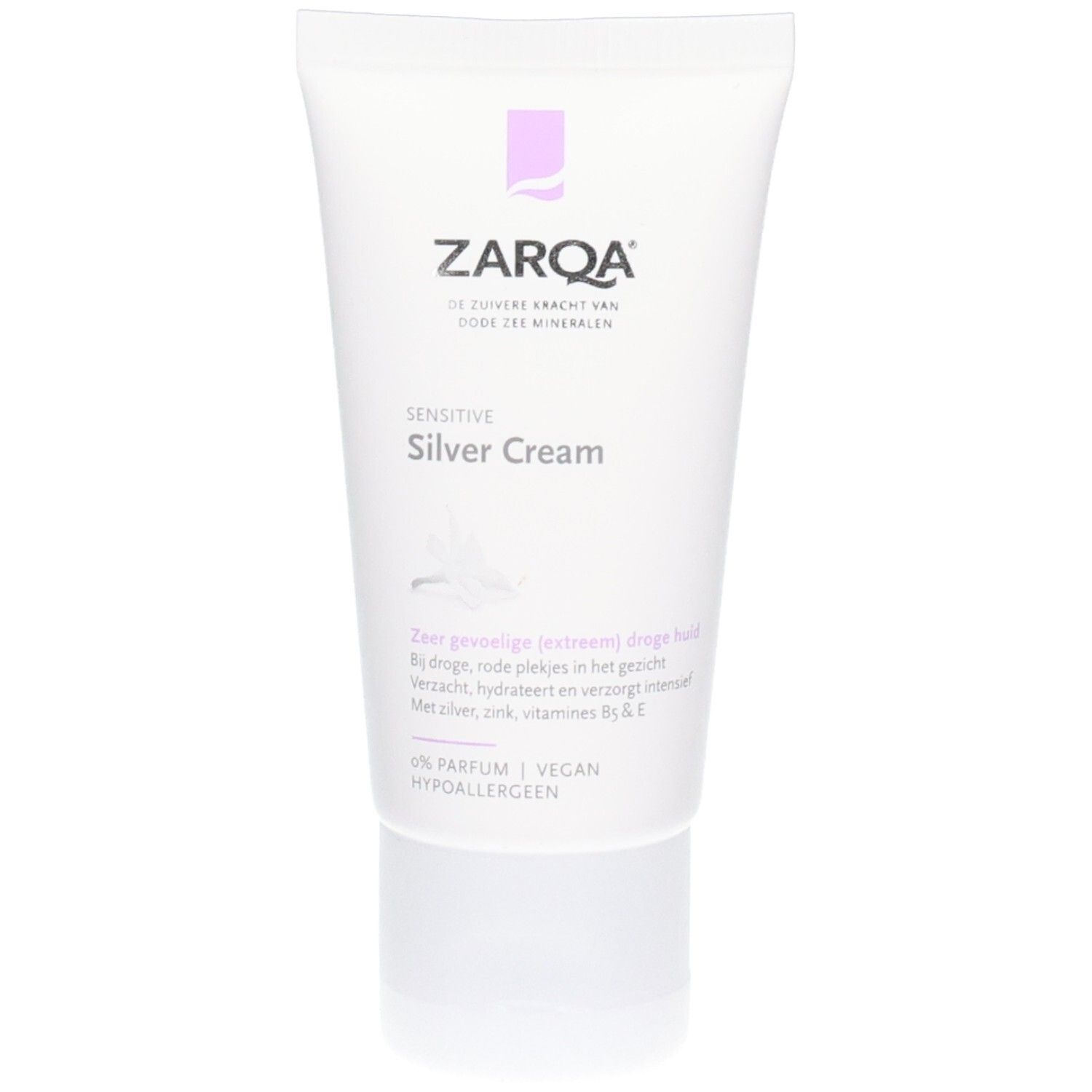Tube de Zarqa Silver Cream, 30 ml.