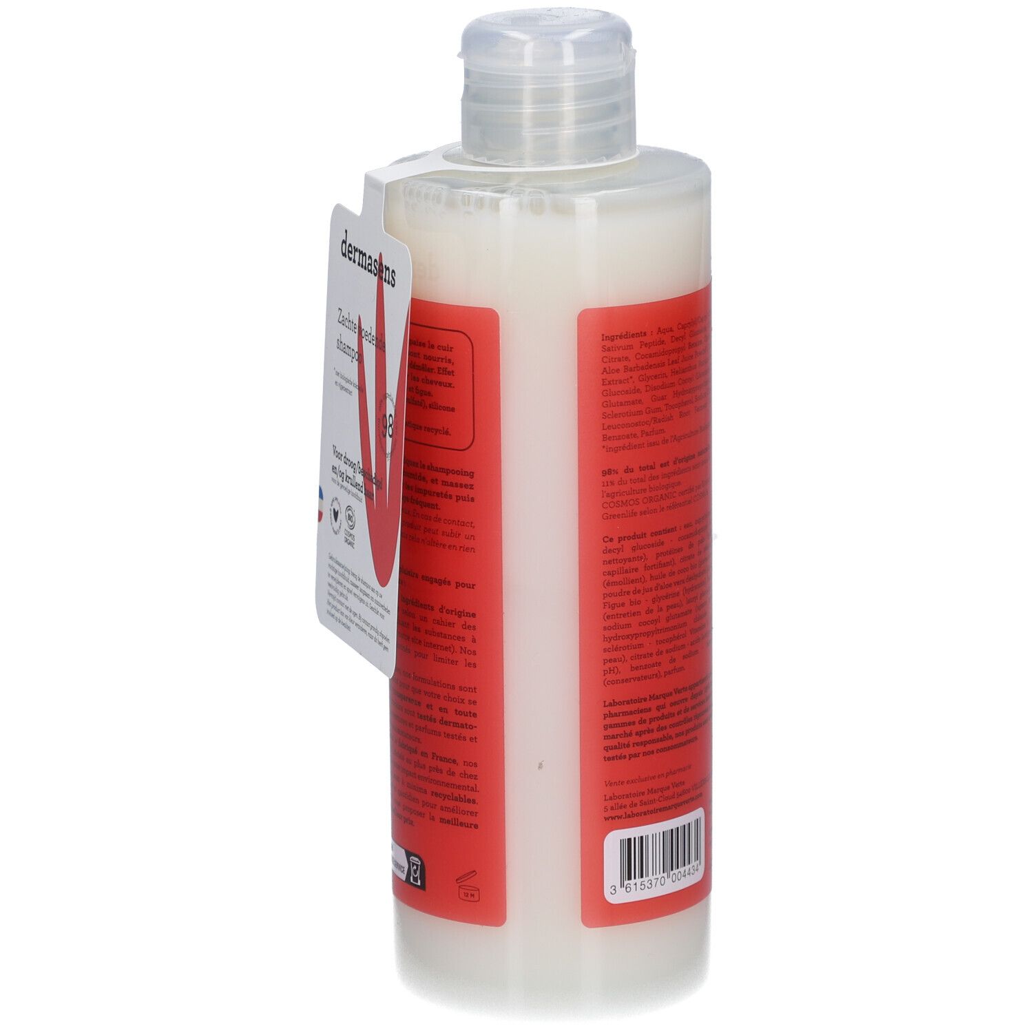 Dermasens Shampooing Doux Nourrissant Cheveux Secs/Abîmés et frisés