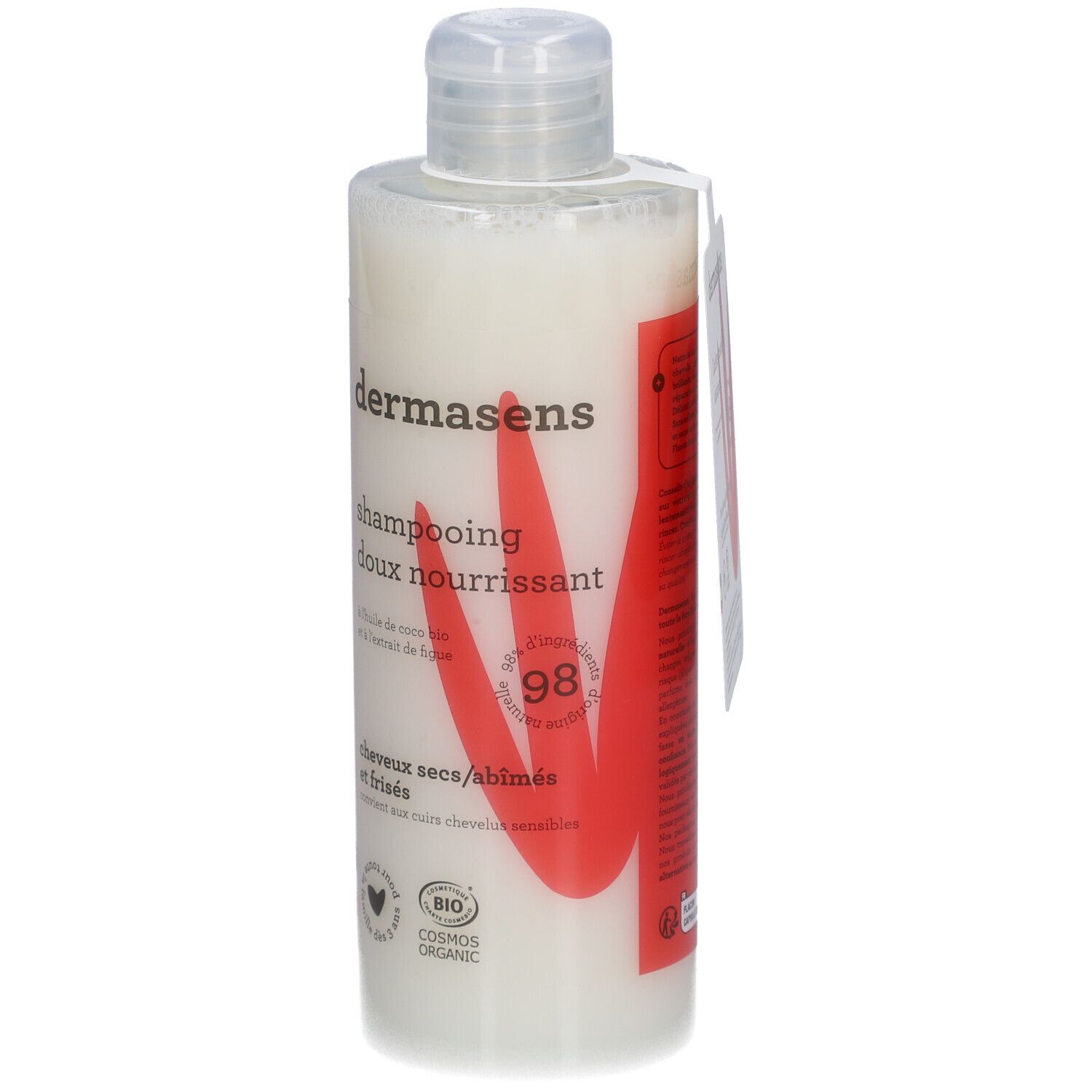 Dermasens Shampooing Doux Nourrissant Cheveux Secs/Abîmés et frisés