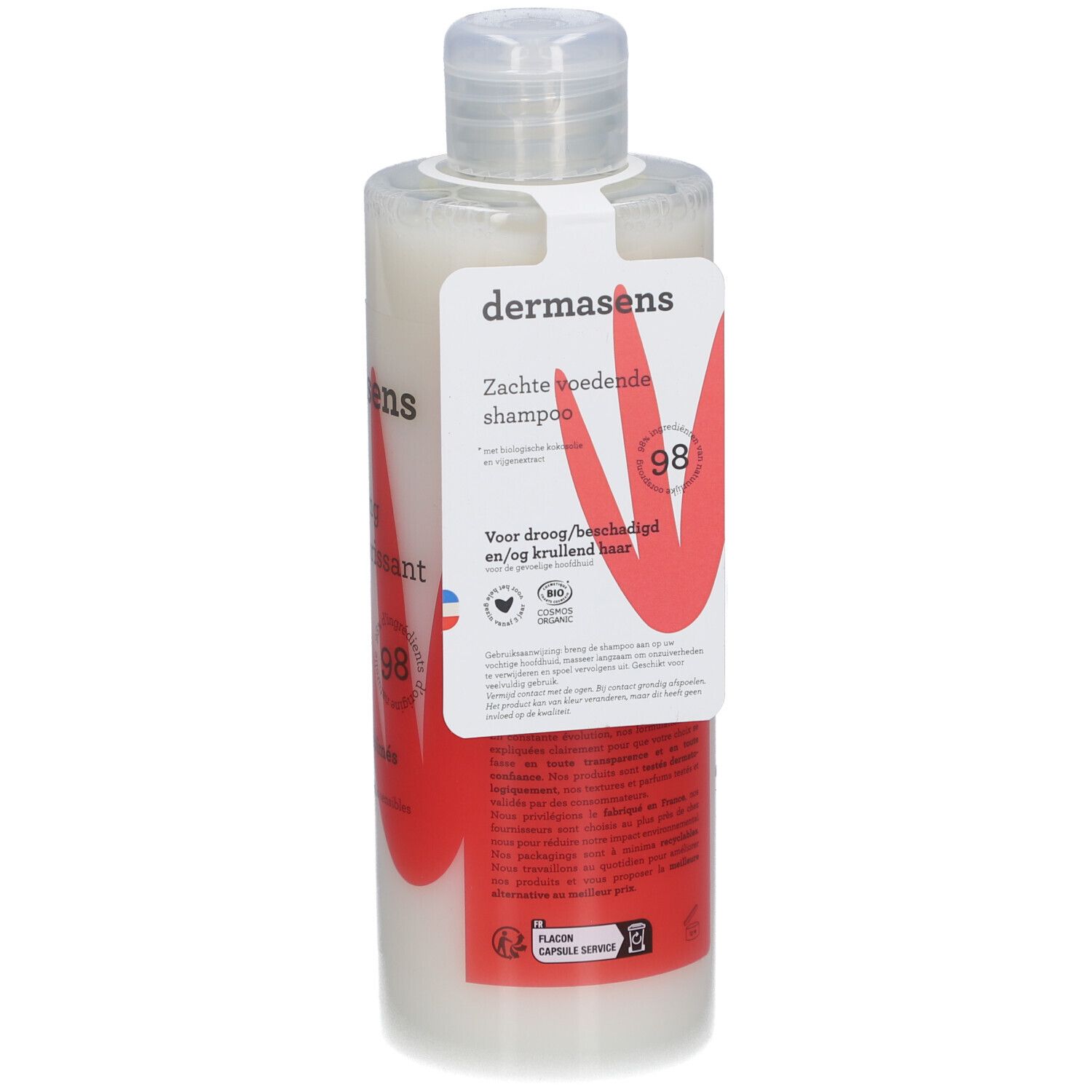 Dermasens Shampooing Doux Nourrissant Cheveux Secs/Abîmés et frisés