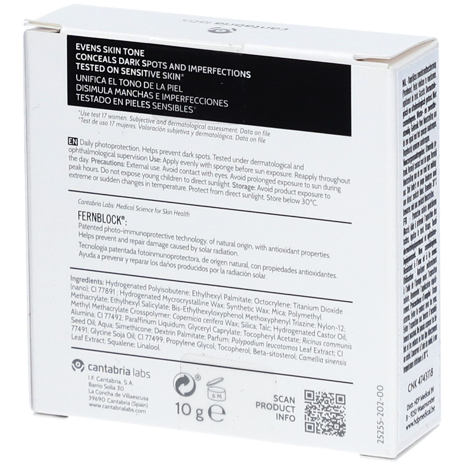 Heliocare 360° Oil-free Compact SPF50+ Pearl